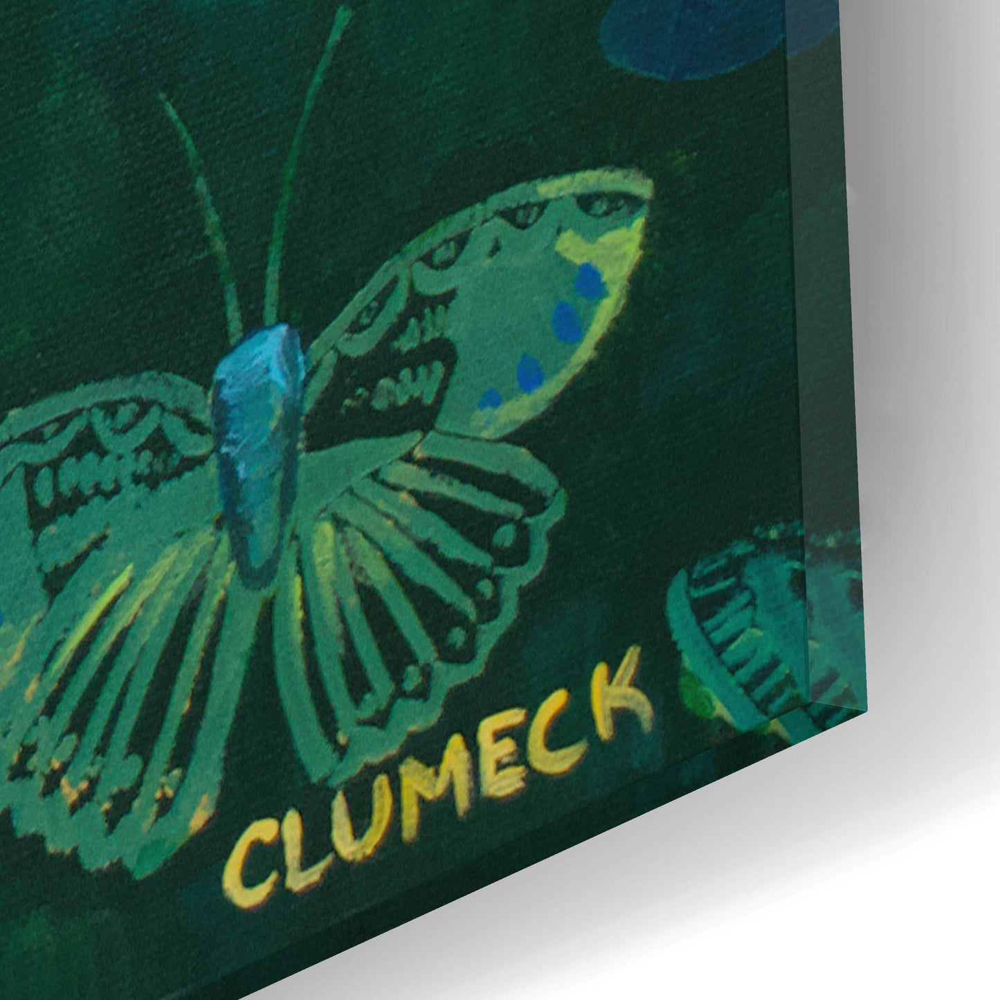 Epic Art 'Yellow Crested by Alana Clumeck Acrylic Glass Wall Art,12x12