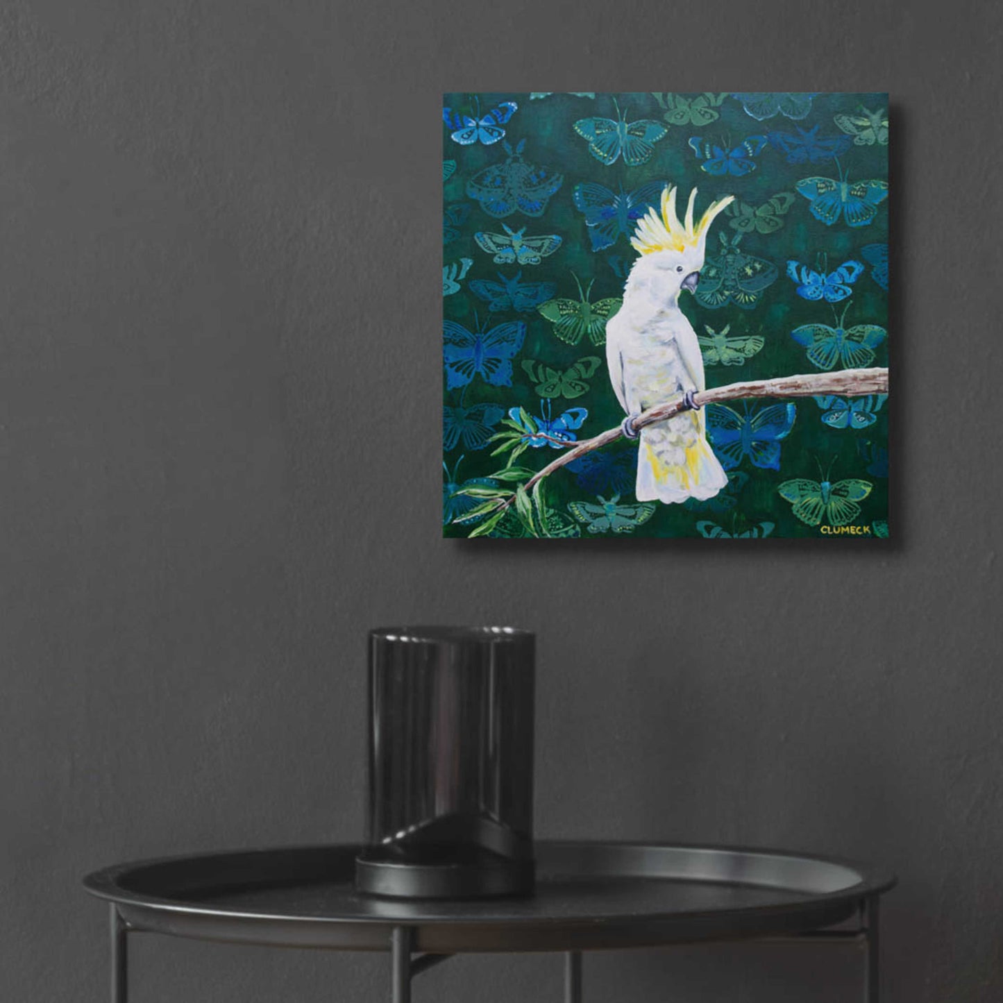 Epic Art 'Yellow Crested by Alana Clumeck Acrylic Glass Wall Art,12x12