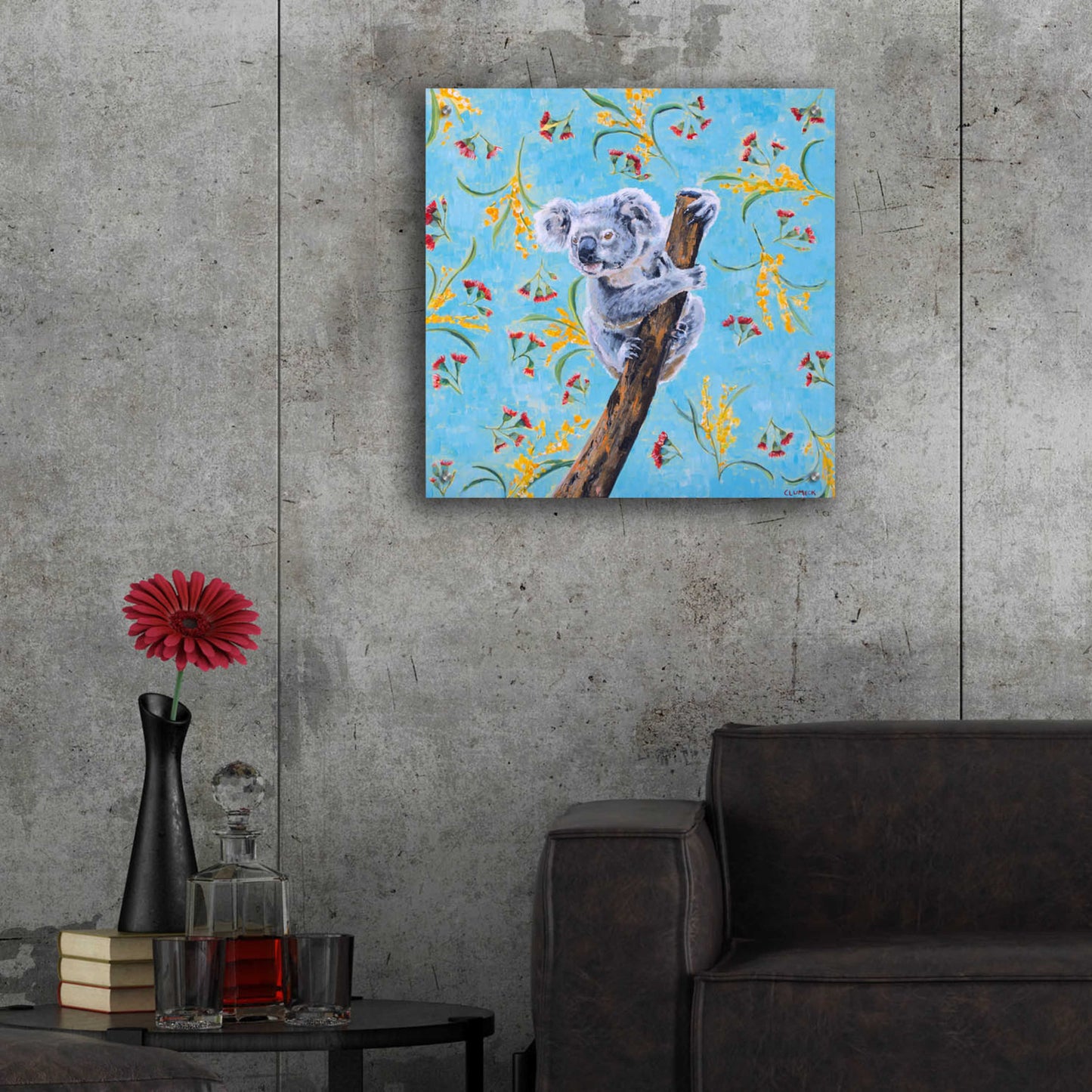 Epic Art 'Koala by Alana Clumeck Acrylic Glass Wall Art,24x24