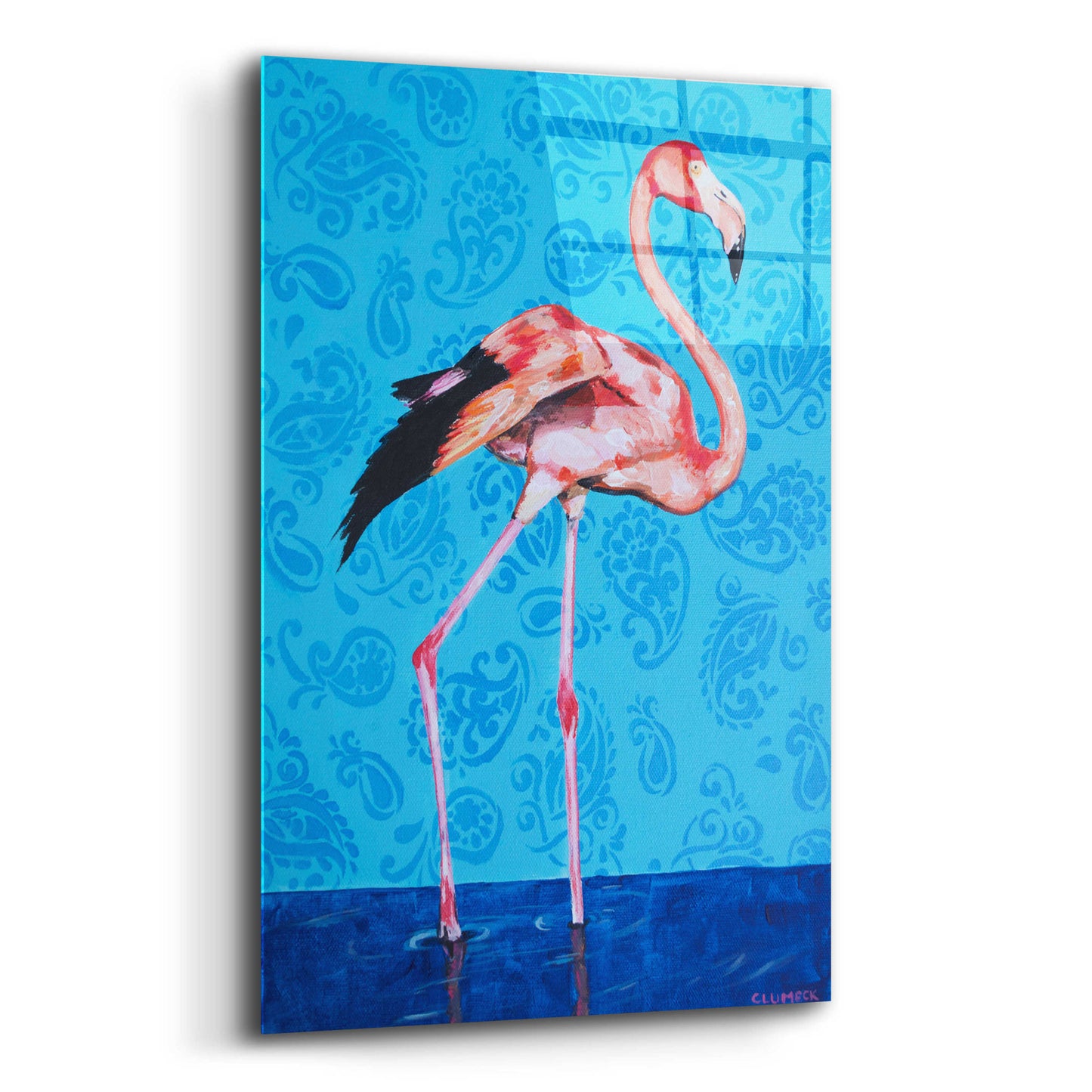 Epic Art 'Flamingo by Alana Clumeck Acrylic Glass Wall Art,12x16