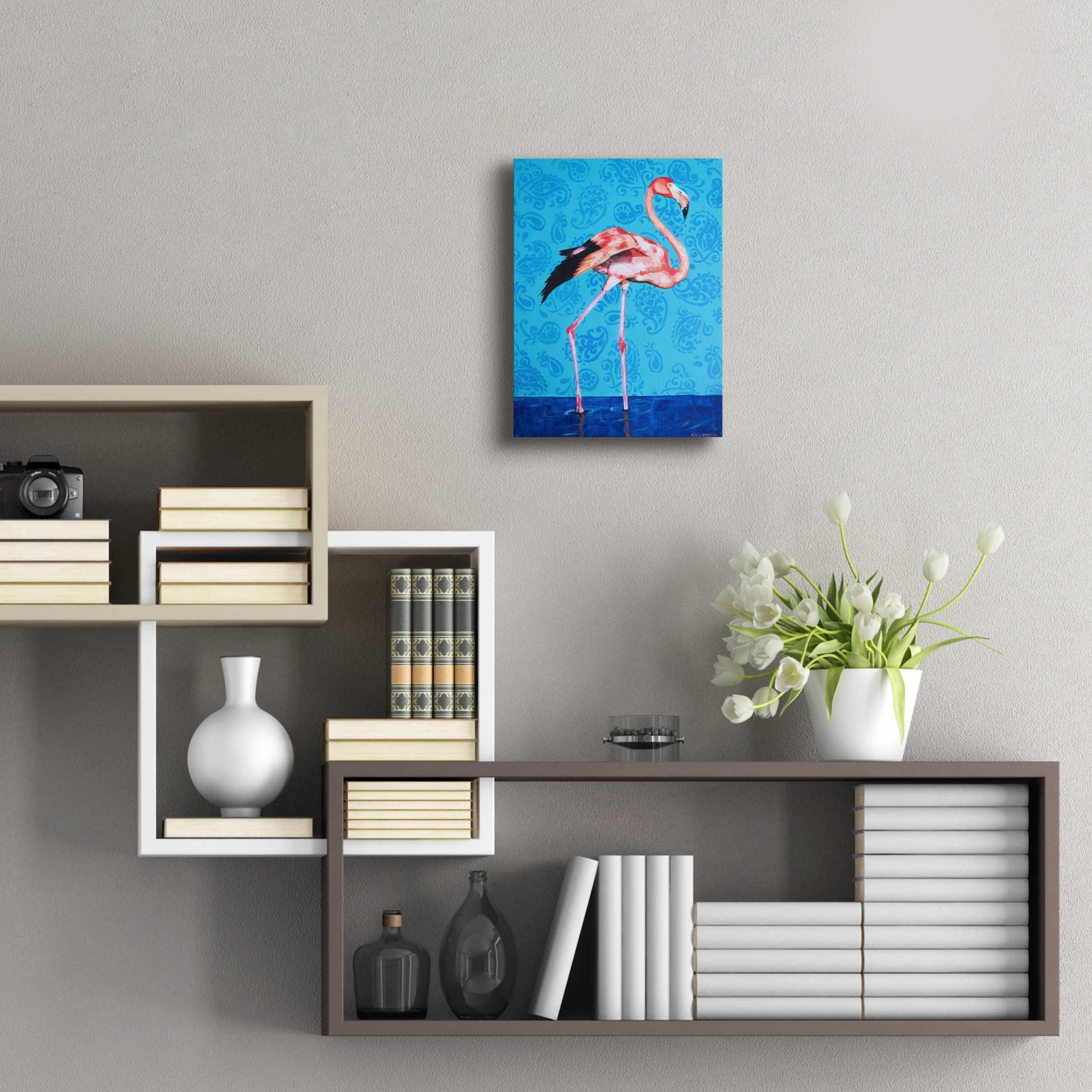 Epic Art 'Flamingo by Alana Clumeck Acrylic Glass Wall Art,12x16