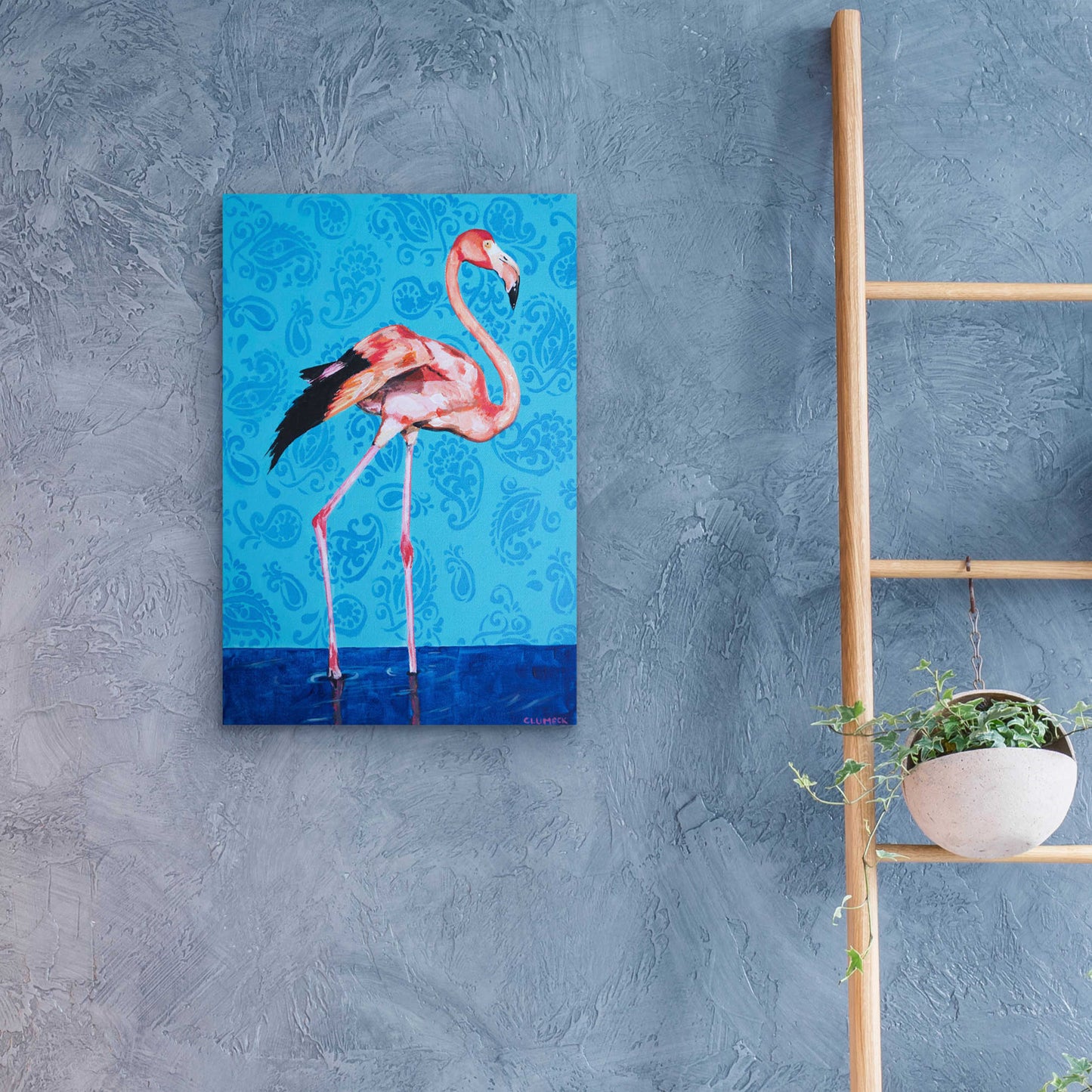 Epic Art 'Flamingo by Alana Clumeck Acrylic Glass Wall Art,16x24