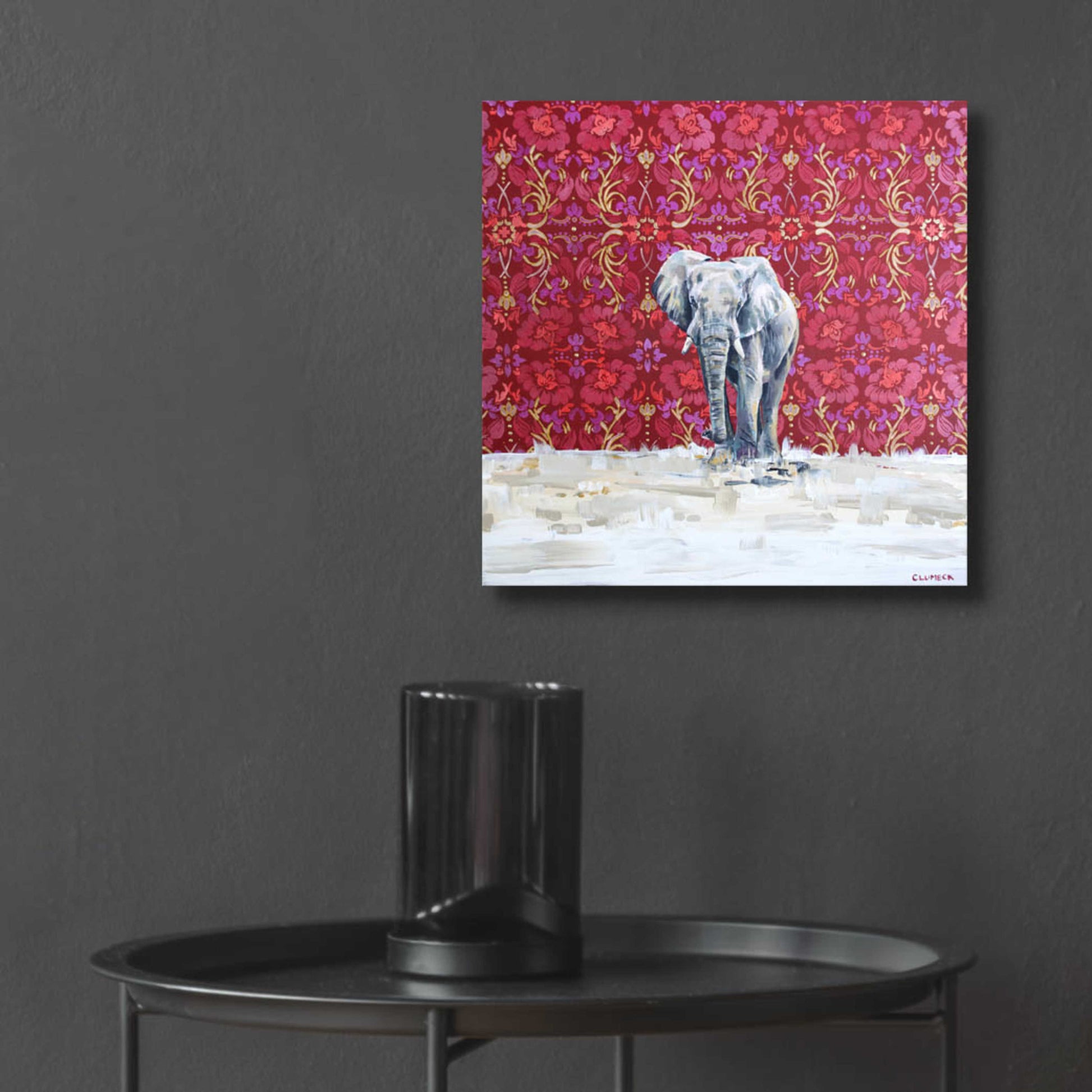 Epic Art 'Elephant by Alana Clumeck Acrylic Glass Wall Art,12x12