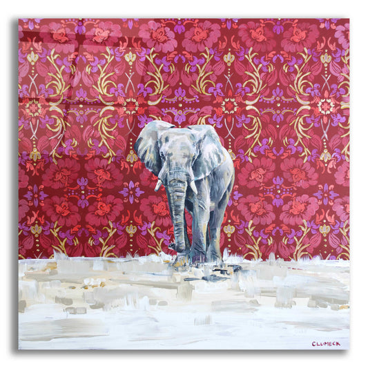 Epic Art 'Elephant by Alana Clumeck Acrylic Glass Wall Art