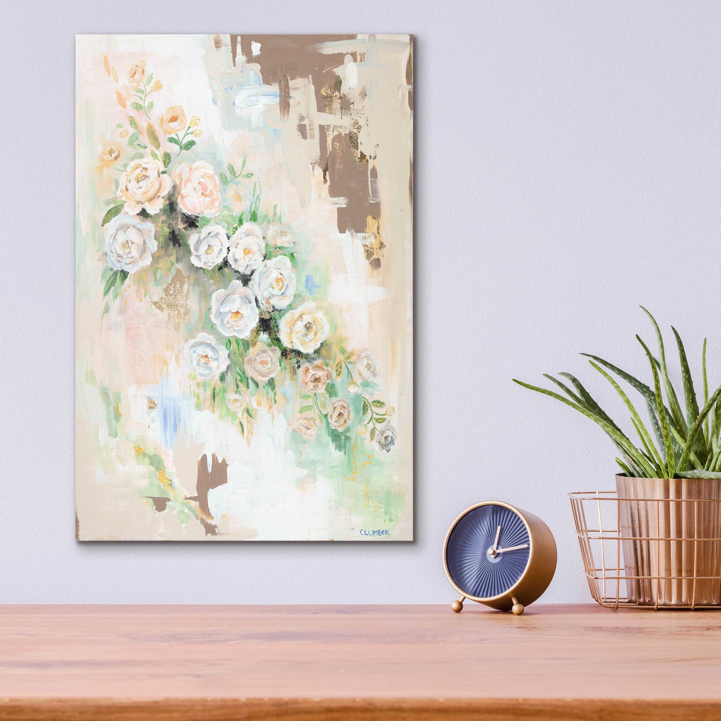 Epic Art 'Spring Flowers by Alana Clumeck Acrylic Glass Wall Art,12x16