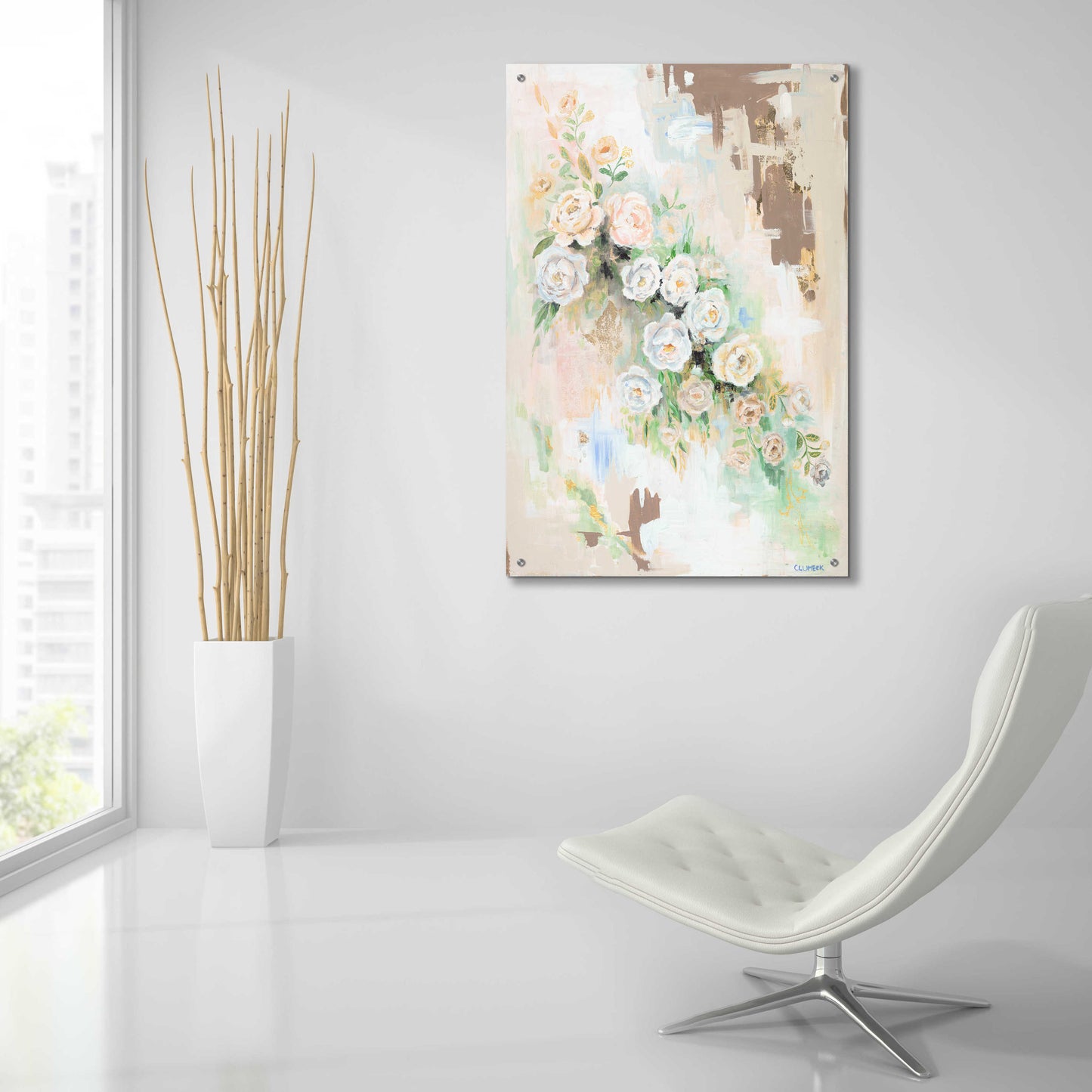 Epic Art 'Spring Flowers by Alana Clumeck Acrylic Glass Wall Art,24x36