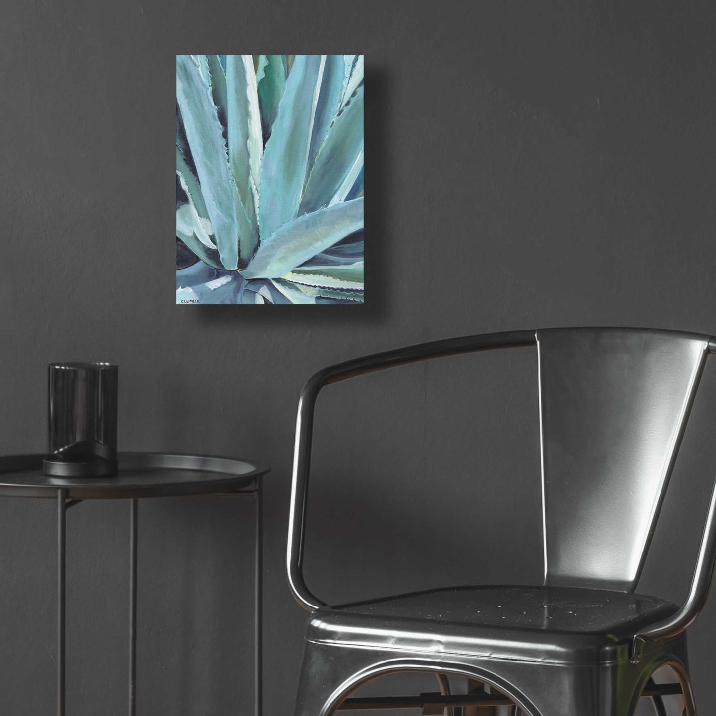 Epic Art 'Blue Agave by Alana Clumeck Acrylic Glass Wall Art,12x16