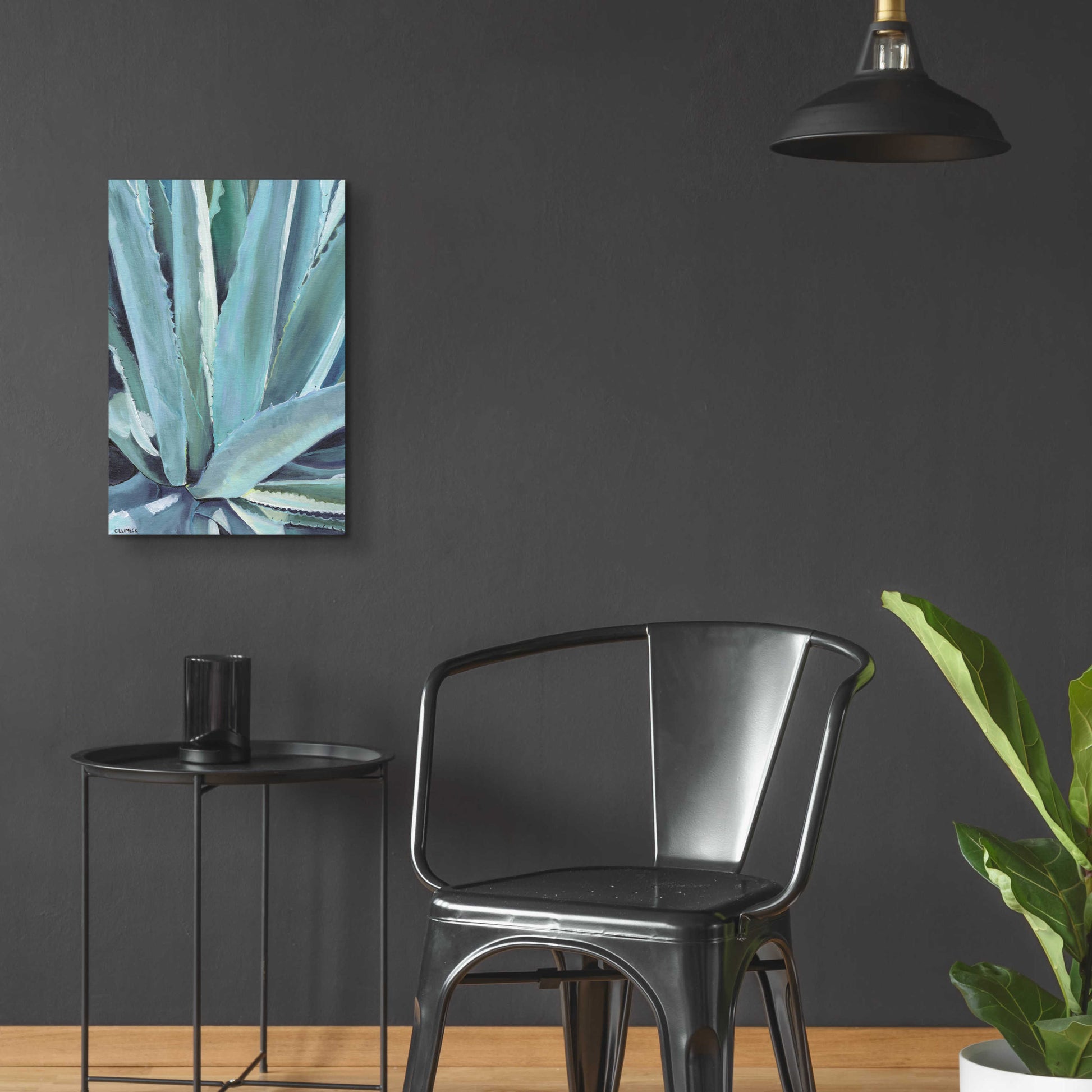 Epic Art 'Blue Agave by Alana Clumeck Acrylic Glass Wall Art,16x24