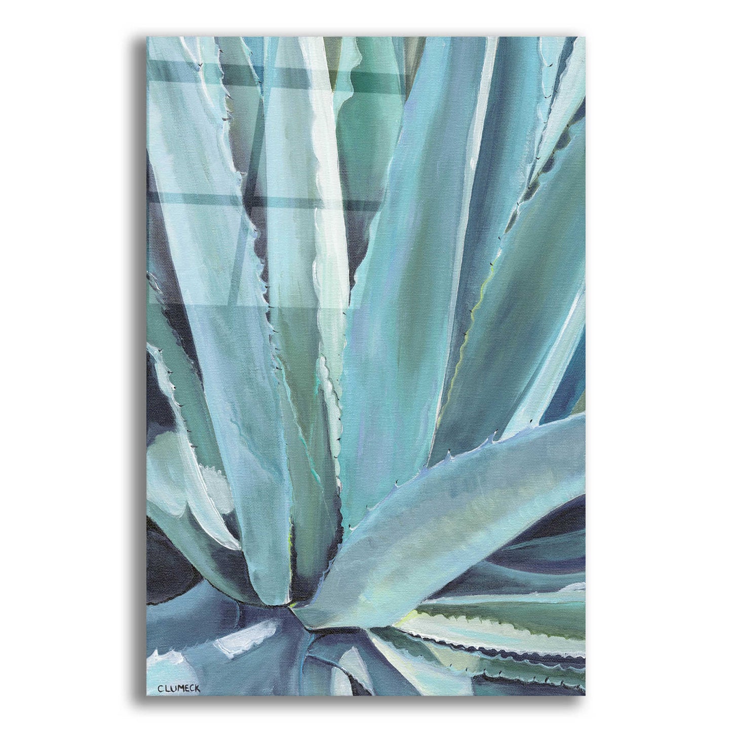 Epic Art 'Blue Agave by Alana Clumeck Acrylic Glass Wall Art