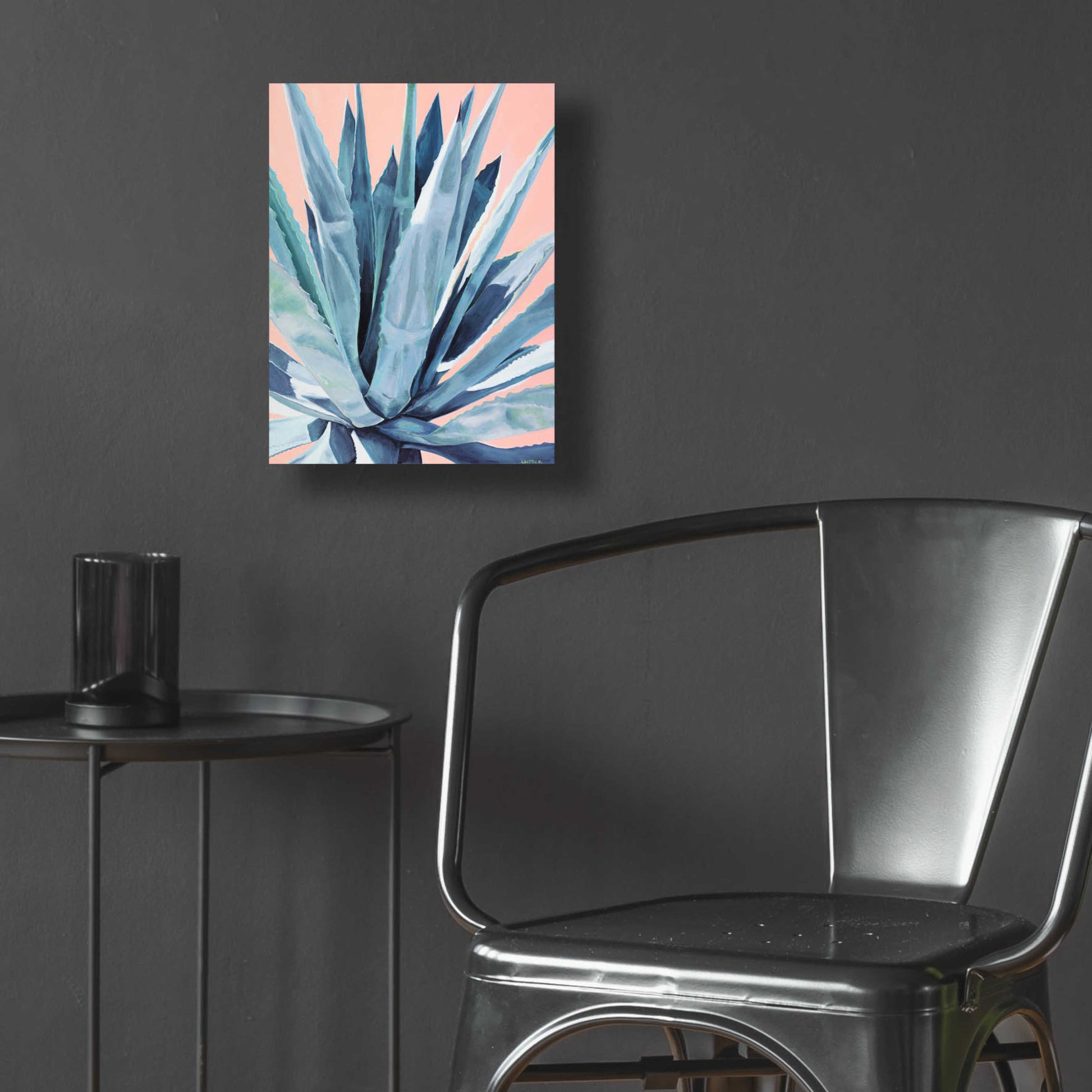 Epic Art 'Agave With Coral by Alana Clumeck Acrylic Glass Wall Art,12x16