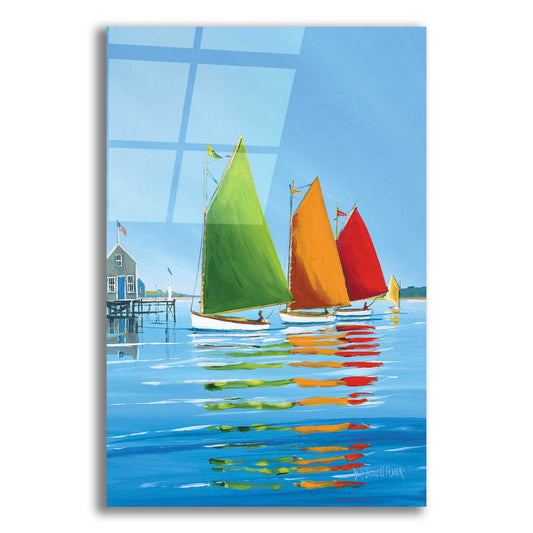 Epic Art  'Cape Cod Sail'  by Sally Caldwell Fisher, Acrylic Glass Wall Art