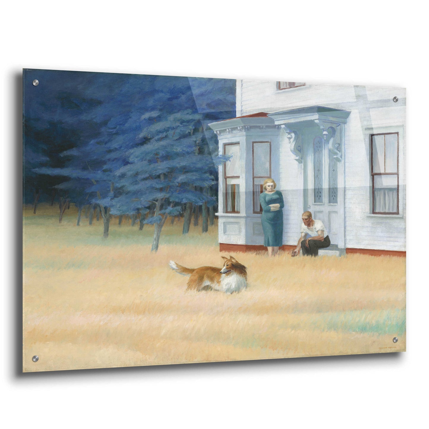 Epic Art 'Cape Cod Evening, 1939' by Edward Hopper, Acrylic Glass Wall Art,36x24