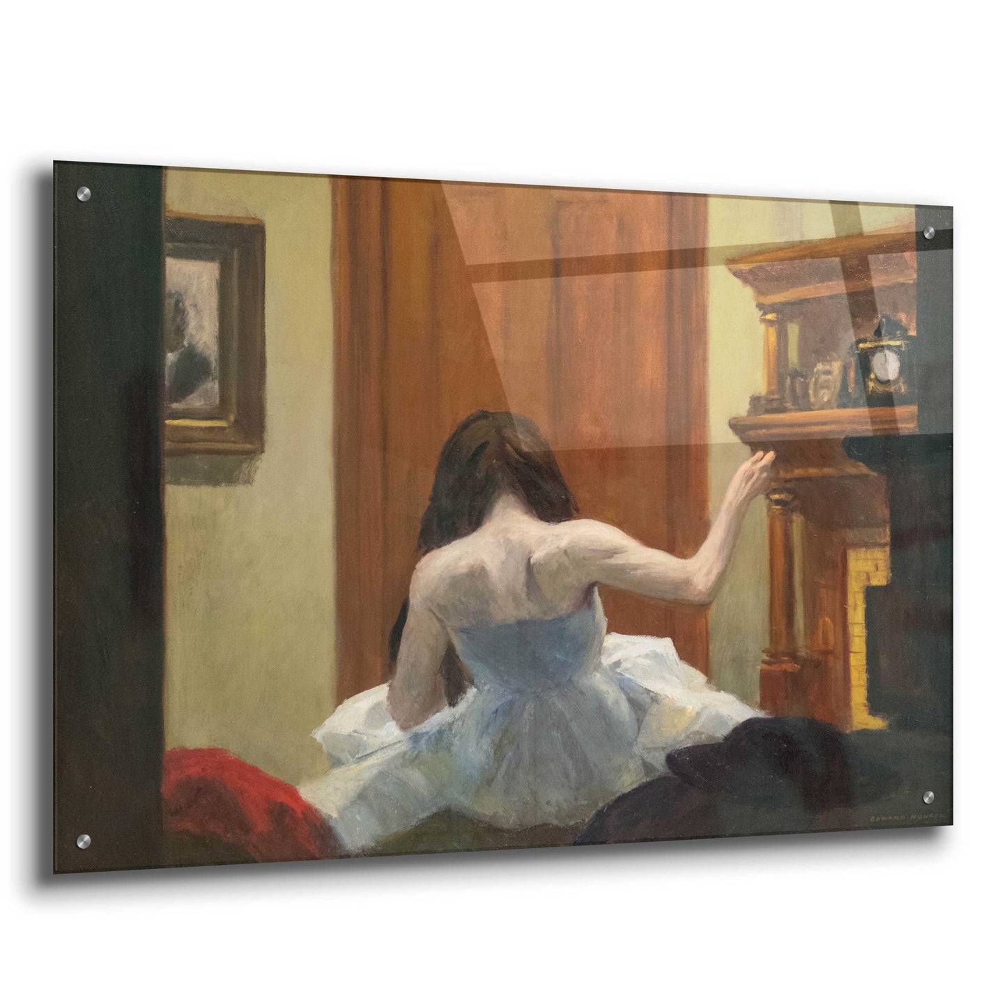 Epic Art 'New York Interior, c. 1921' by Edward Hopper, Acrylic Glass Wall Art,36x24