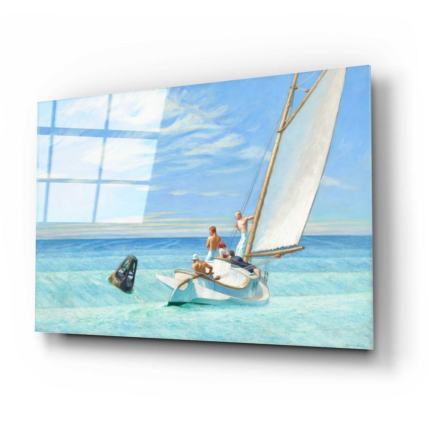 Epic Art 'Ground Swell, 1939' by Edward Hopper, Acrylic Glass Wall Art,24x16