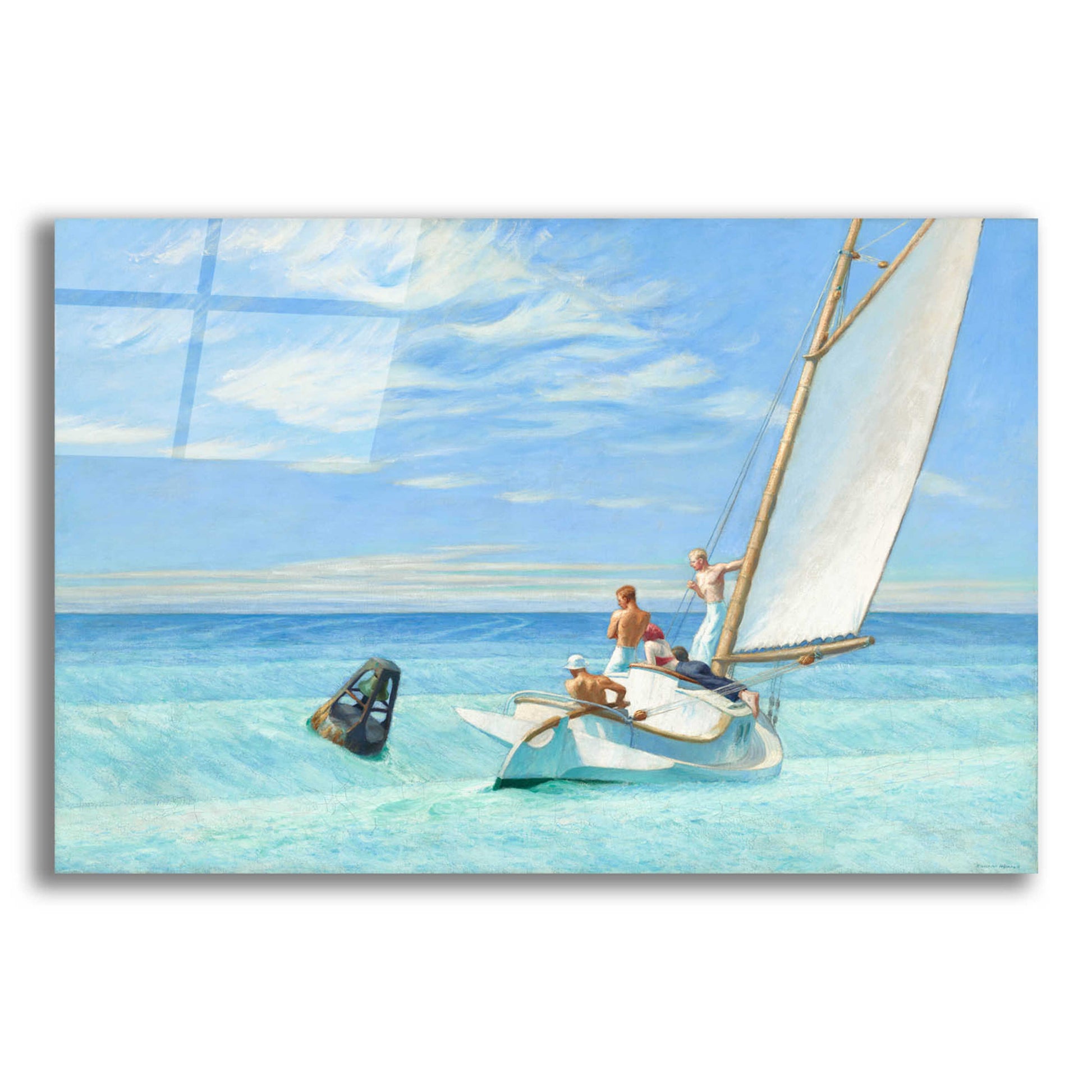 Epic Art 'Ground Swell, 1939' by Edward Hopper, Acrylic Glass Wall Art,24x16