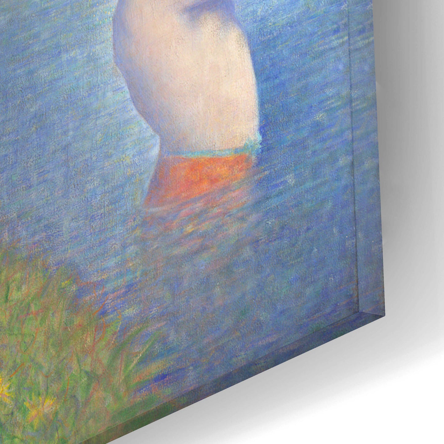 Epic Art 'Bathers At Asnieres' by Georges Seurat, Acrylic Glass Wall Art,16x12