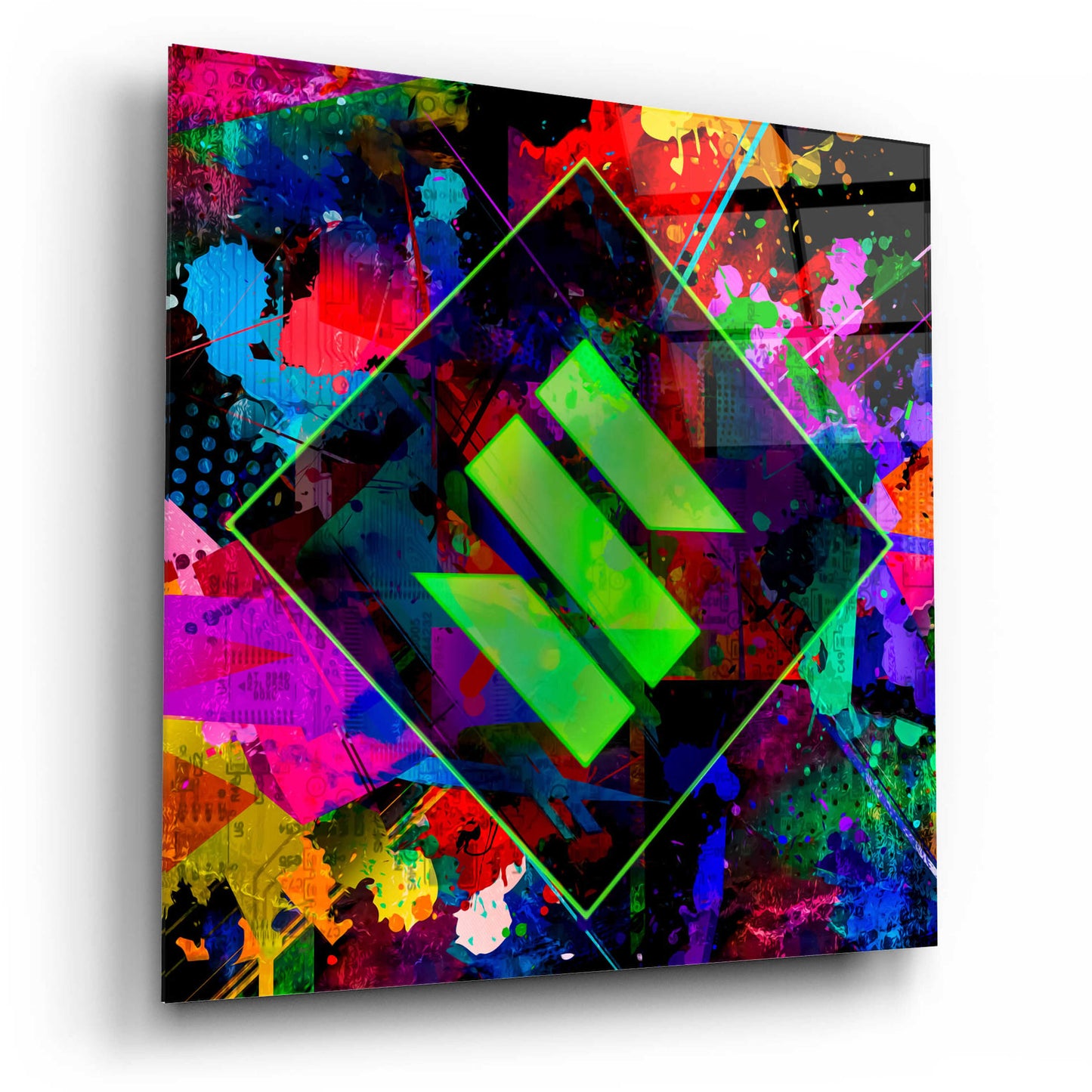 Epic Art 'SENT Crypto' by Epic Art Portfolio, Acrylic Glass Wall Art,12x12