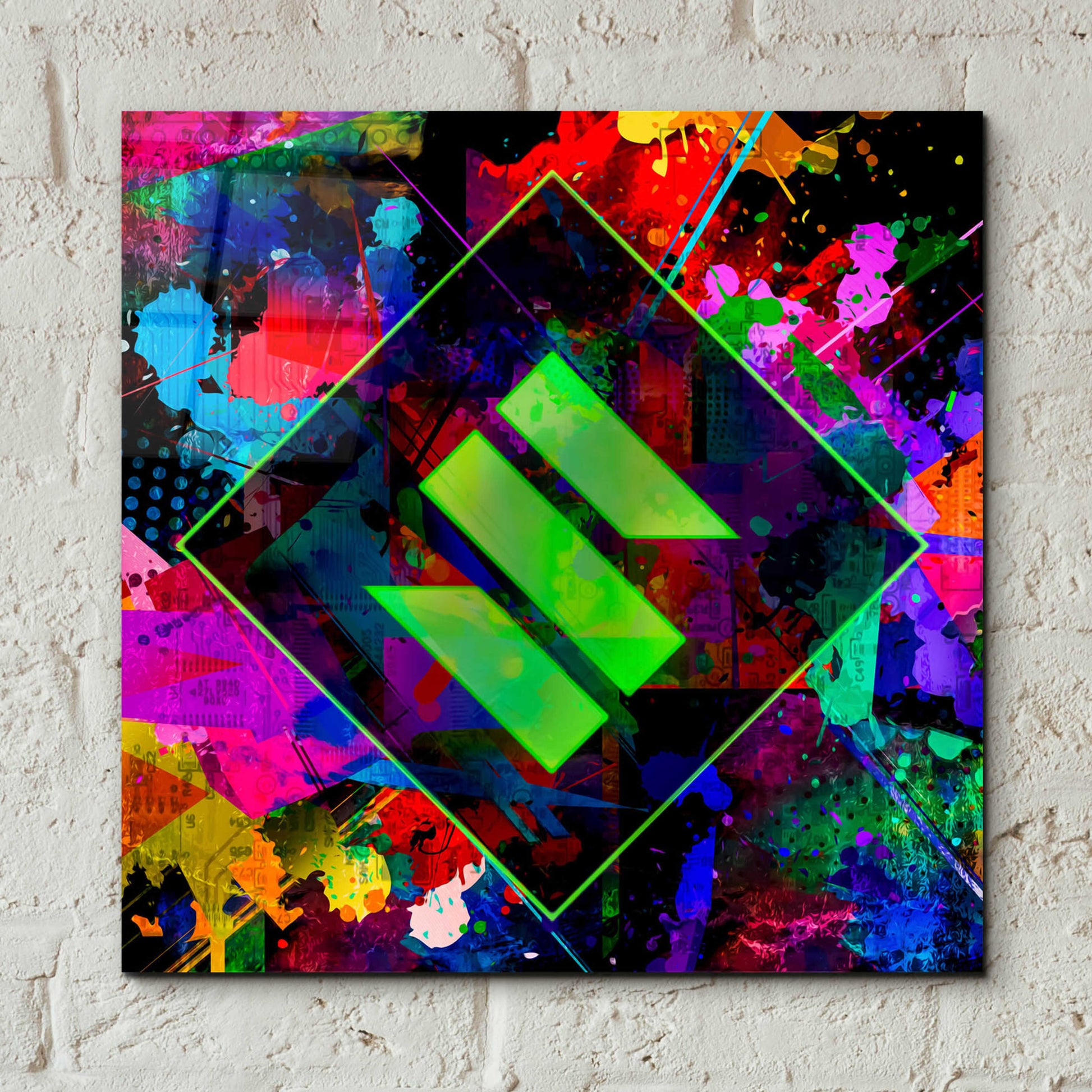 Epic Art 'SENT Crypto' by Epic Art Portfolio, Acrylic Glass Wall Art,12x12