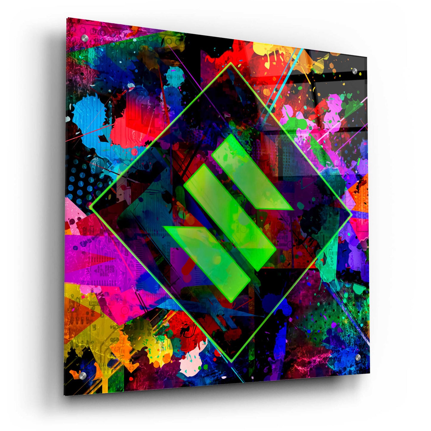 Epic Art 'SENT Crypto' by Epic Art Portfolio, Acrylic Glass Wall Art,24x24