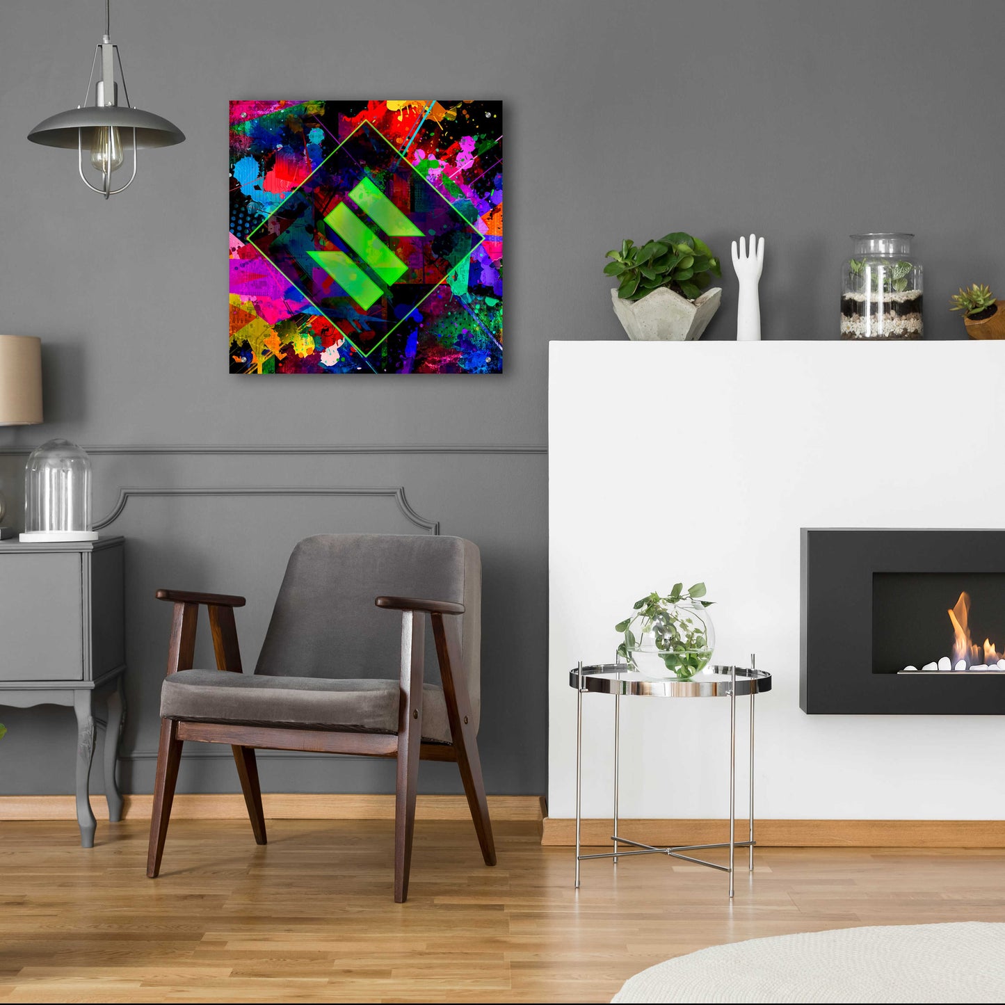 Epic Art 'SENT Crypto' by Epic Art Portfolio, Acrylic Glass Wall Art,24x24