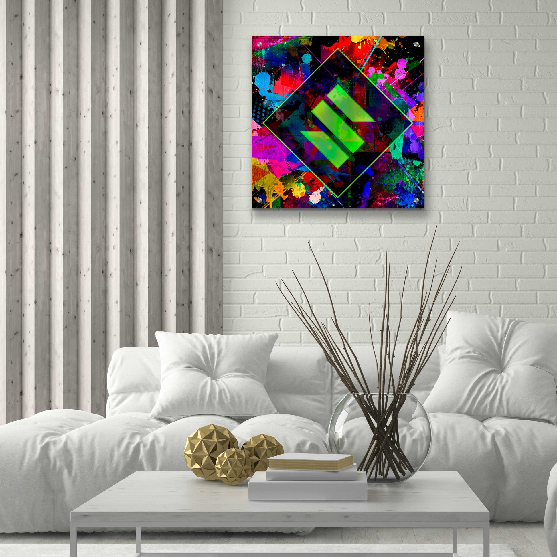 Epic Art 'SENT Crypto' by Epic Art Portfolio, Acrylic Glass Wall Art,24x24