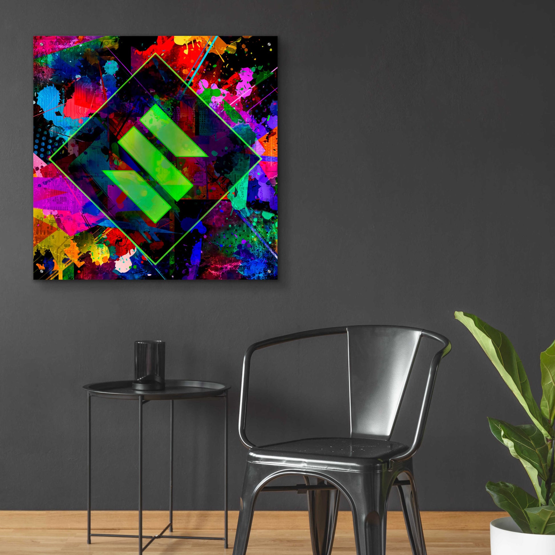 Epic Art 'SENT Crypto' by Epic Art Portfolio, Acrylic Glass Wall Art,36x36