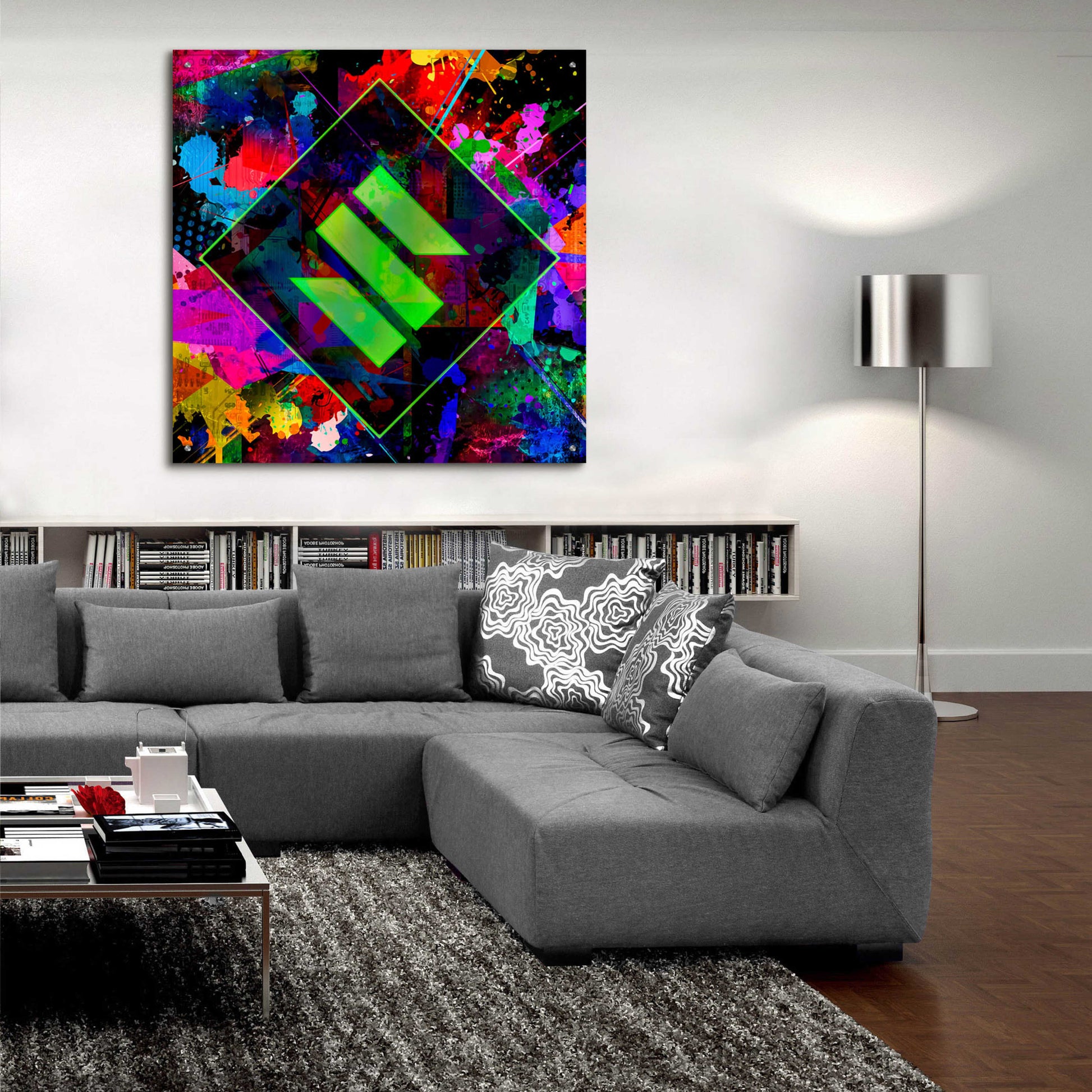 Epic Art 'SENT Crypto' by Epic Art Portfolio, Acrylic Glass Wall Art,36x36