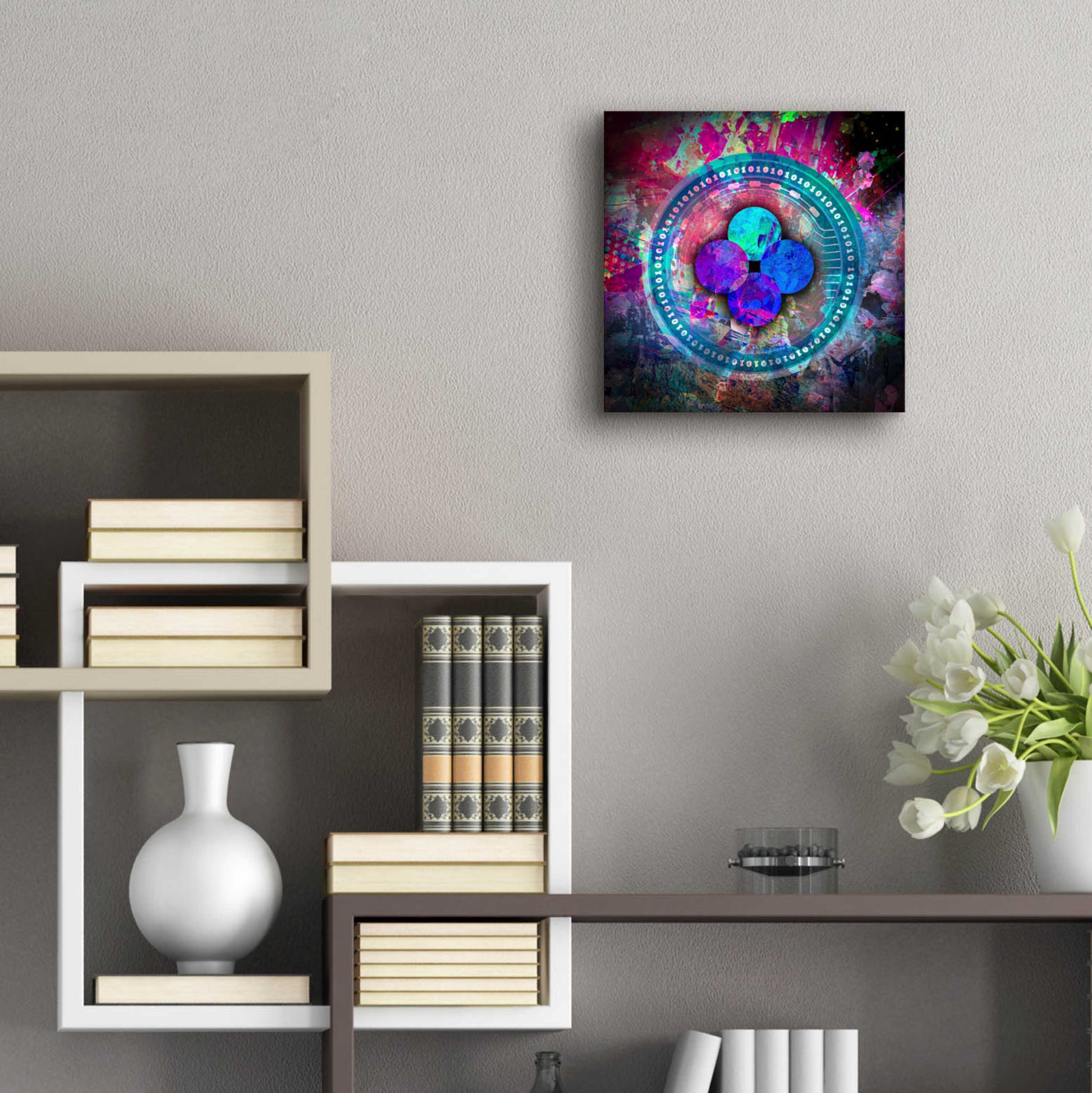 Epic Art 'OKB Crypto' by Epic Art Portfolio, Acrylic Glass Wall Art,12x12