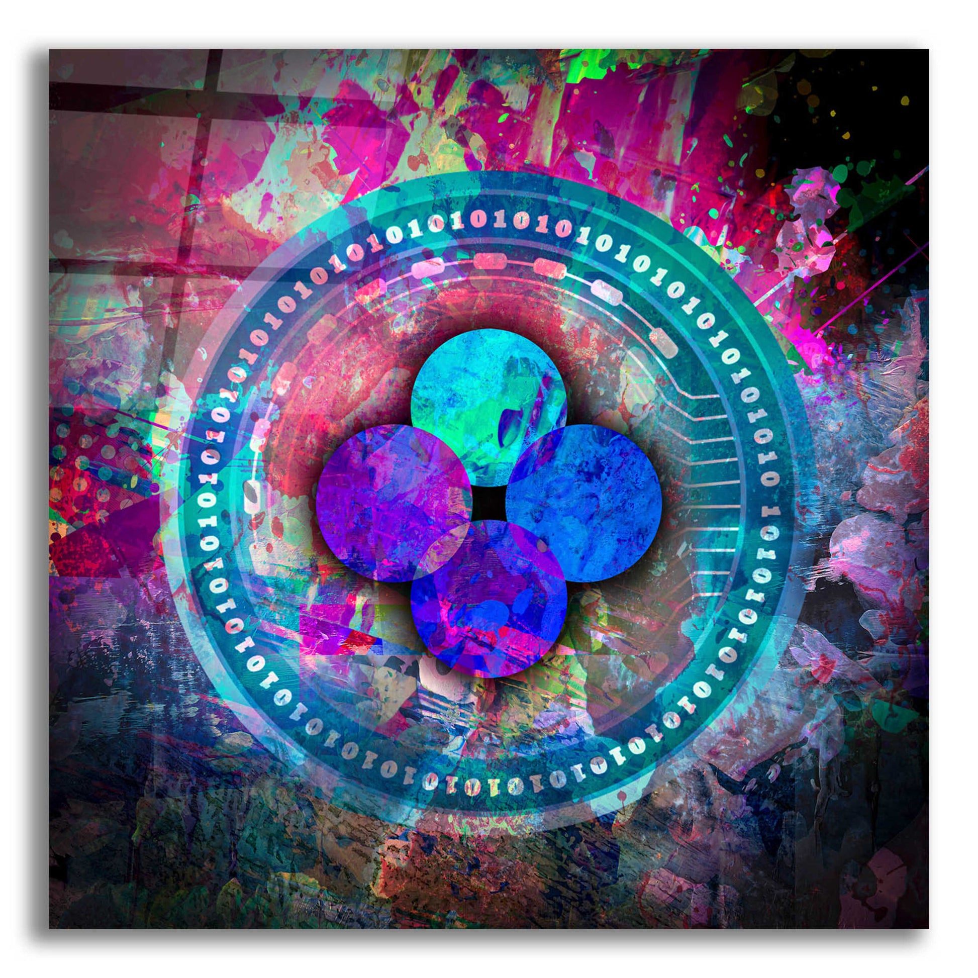 Epic Art 'OKB Crypto' by Epic Art Portfolio, Acrylic Glass Wall Art,12x12