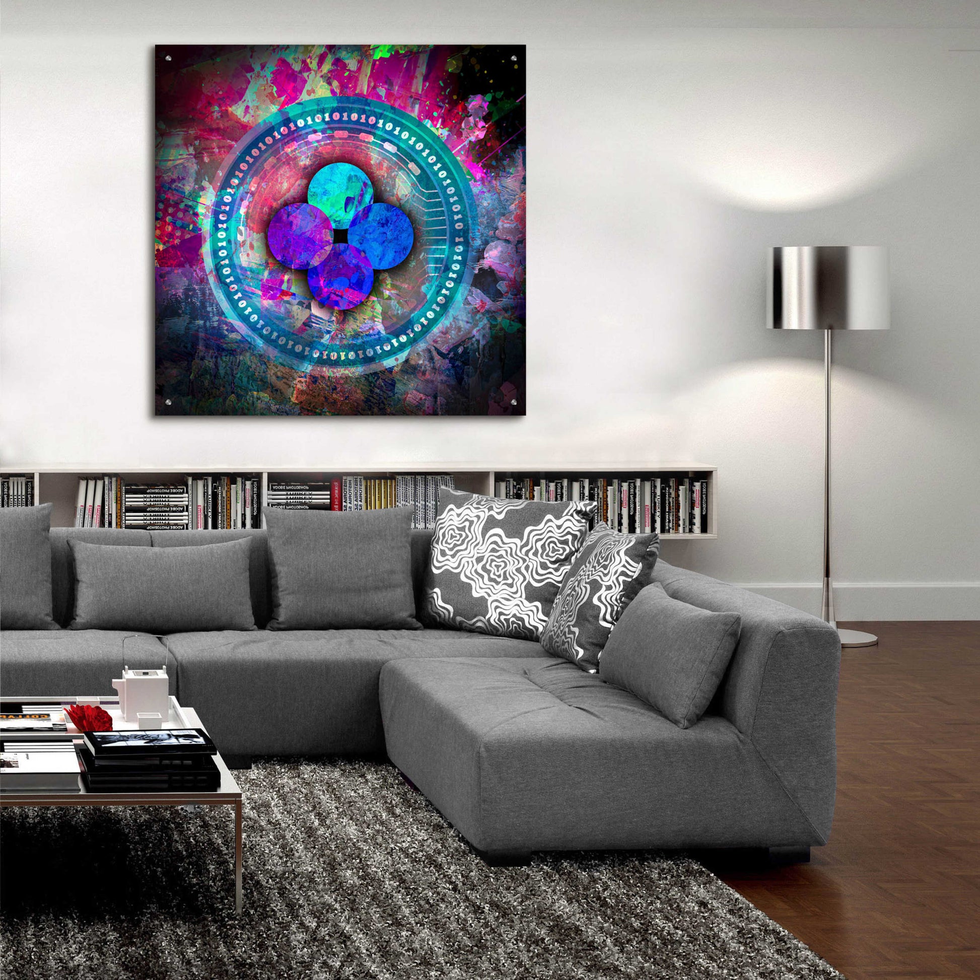 Epic Art 'OKB Crypto' by Epic Art Portfolio, Acrylic Glass Wall Art,36x36