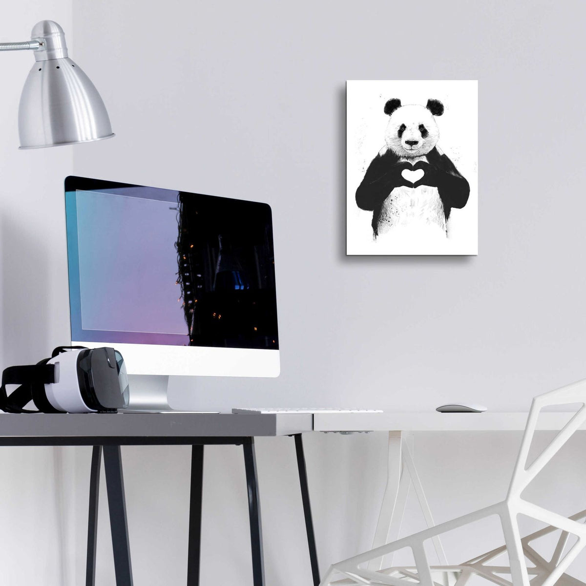 All You Need Is Love by Balazs Solti - 12x16 acrylic wall art in a room