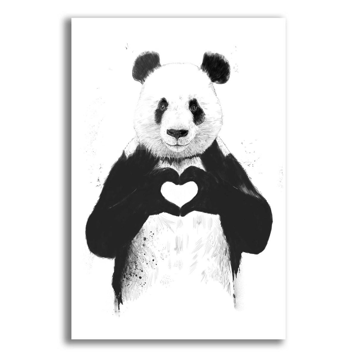 All You Need Is Love by Balazs Solti acrylic glass wall art