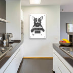 Rebel Dog by Balazs Solti - 24x36 acrylic wall art in a room