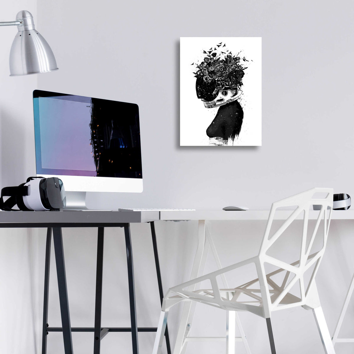 Epic Art 'Hybrid Girl' by Balazs Solti, Acrylic Glass Wall Art,12x16