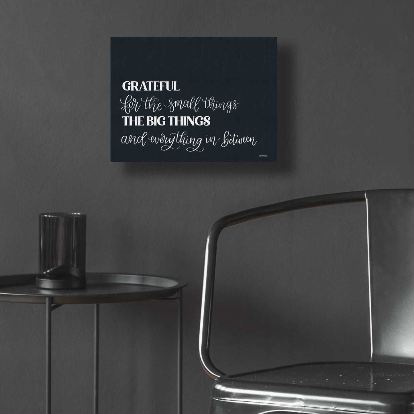 Epic Art 'Grateful For Everything' by Imperfect Dust, Acrylic Glass Wall Art,16x12