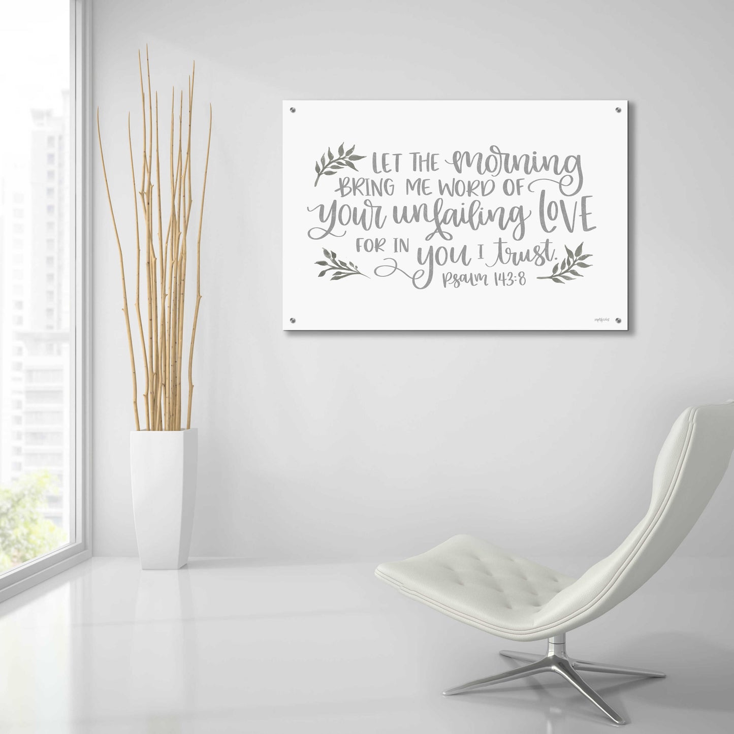 Epic Art 'Your Unfailing Love' by Imperfect Dust, Acrylic Glass Wall Art,36x24