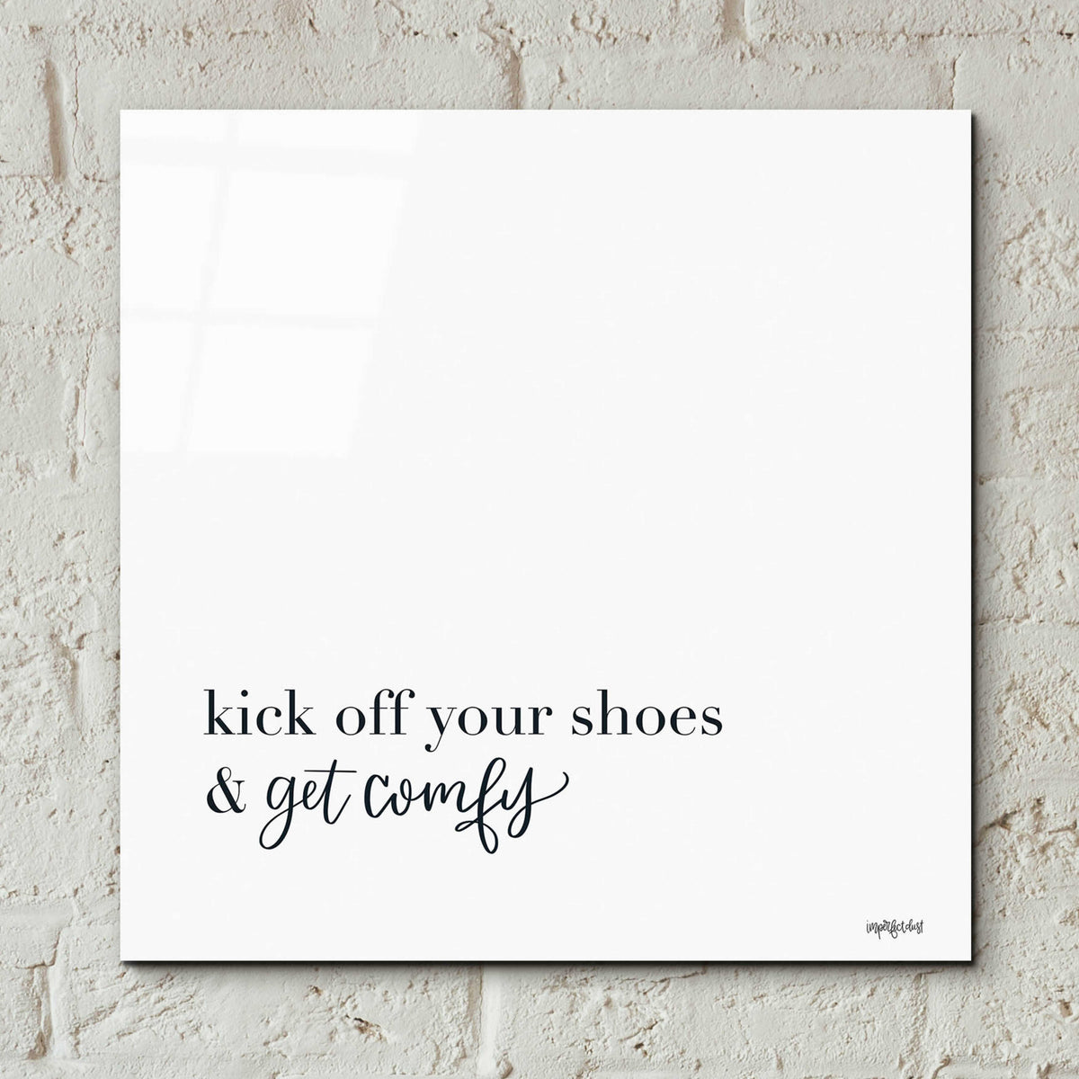 Epic Art 'Kick Off Your Shoes' by Imperfect Dust, Acrylic Glass Wall Art,12x12