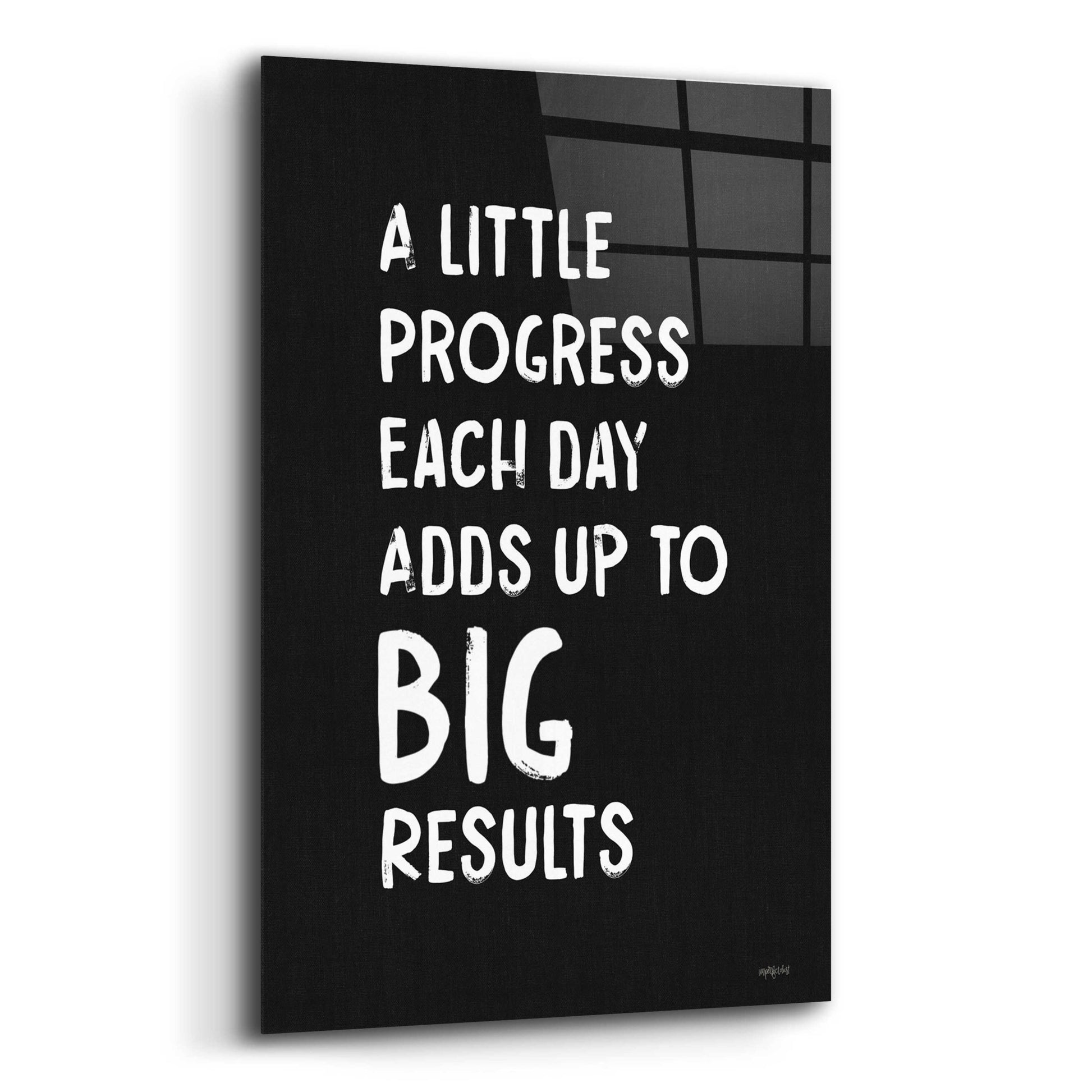 Epic Art 'Big Results' by Imperfect Dust, Acrylic Glass Wall Art,12x16