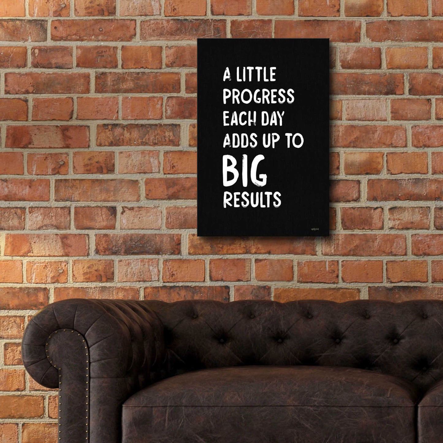 Epic Art 'Big Results' by Imperfect Dust, Acrylic Glass Wall Art,16x24