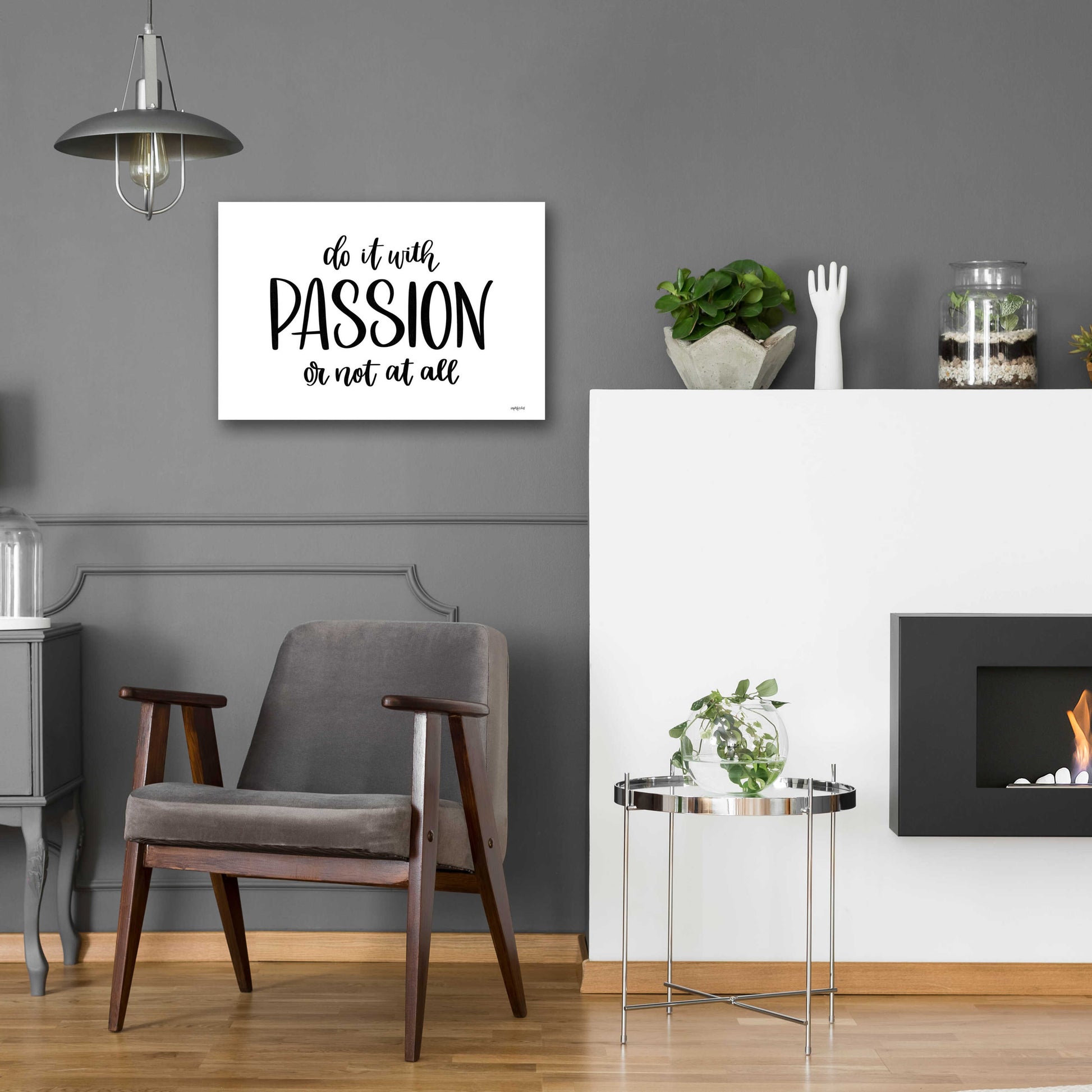 Epic Art 'Do It With Passion' by Imperfect Dust, Acrylic Glass Wall Art,24x16