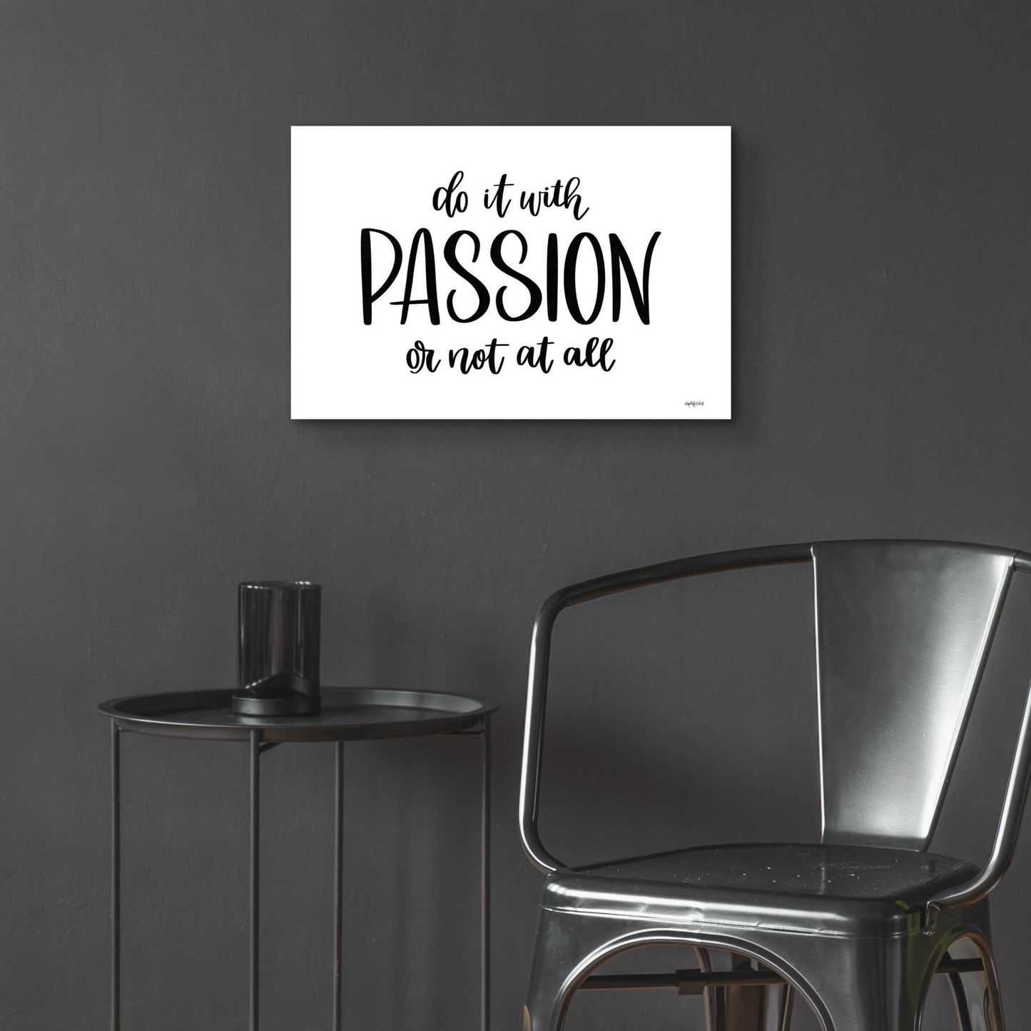 Epic Art 'Do It With Passion' by Imperfect Dust, Acrylic Glass Wall Art,24x16