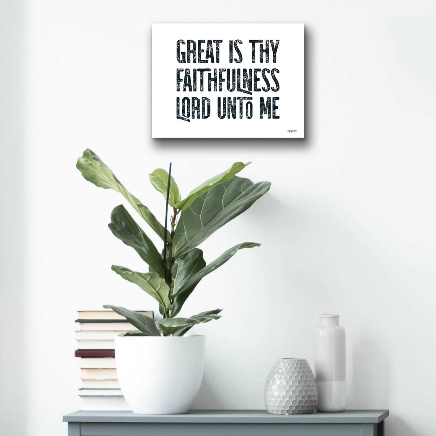 Epic Art 'Great Is Thy Faithfulness II' by Imperfect Dust, Acrylic Glass Wall Art,16x12