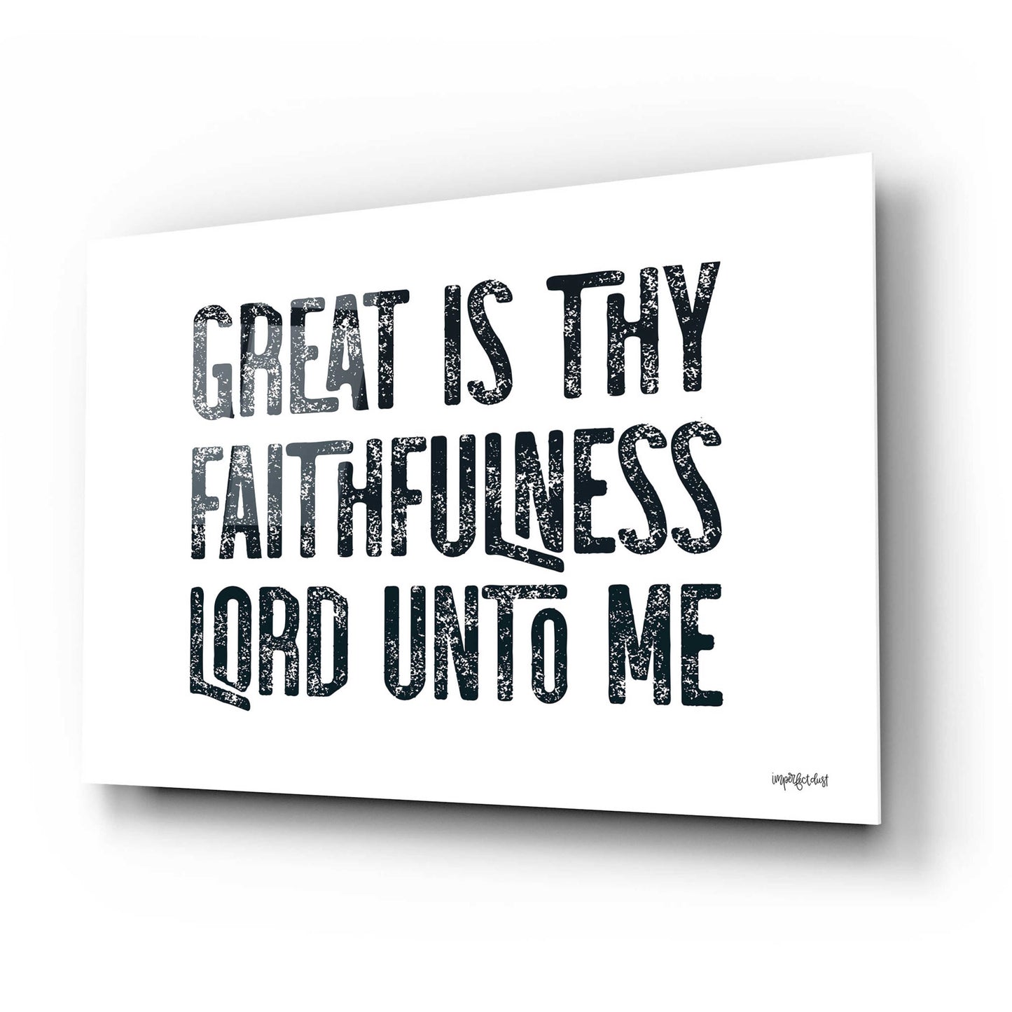 Epic Art 'Great Is Thy Faithfulness II' by Imperfect Dust, Acrylic Glass Wall Art,24x16