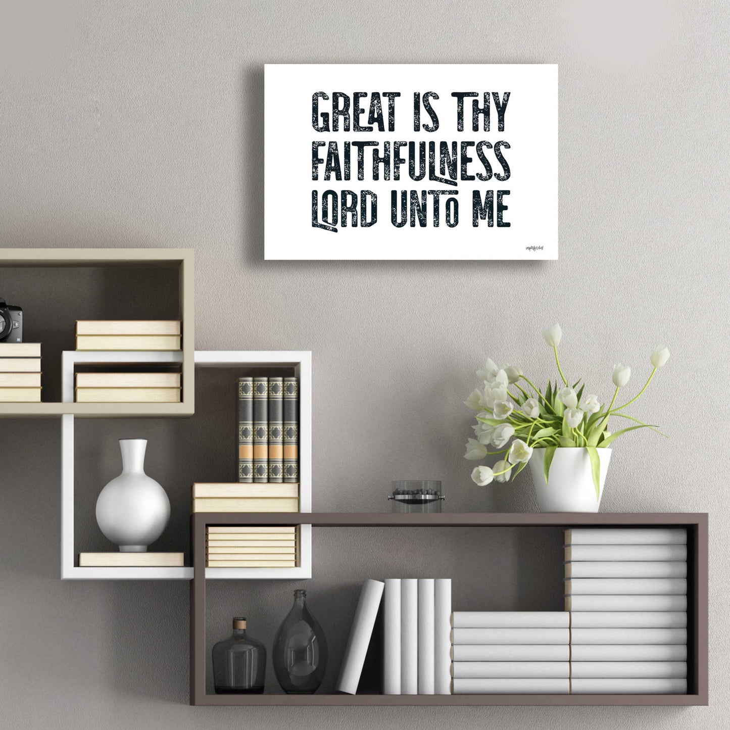 Epic Art 'Great Is Thy Faithfulness II' by Imperfect Dust, Acrylic Glass Wall Art,24x16