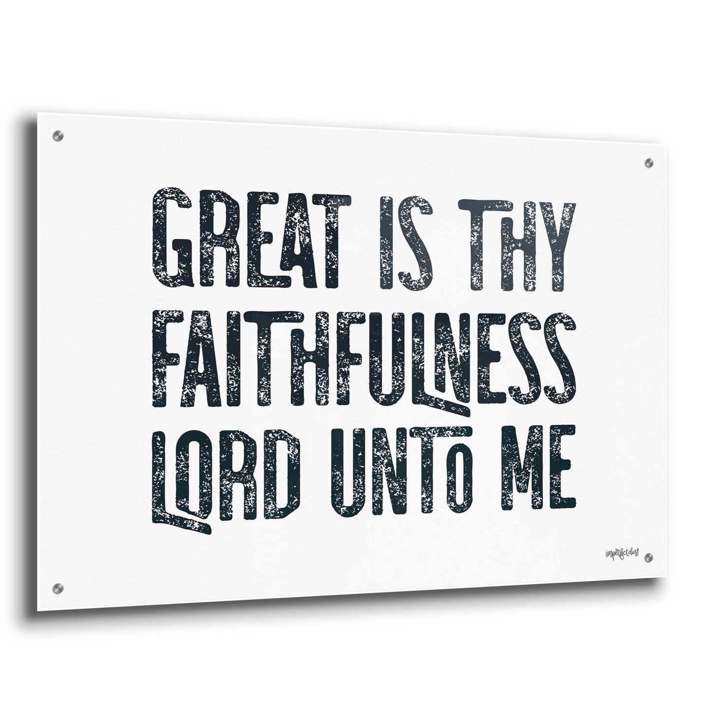 Epic Art 'Great Is Thy Faithfulness II' by Imperfect Dust, Acrylic Glass Wall Art,36x24