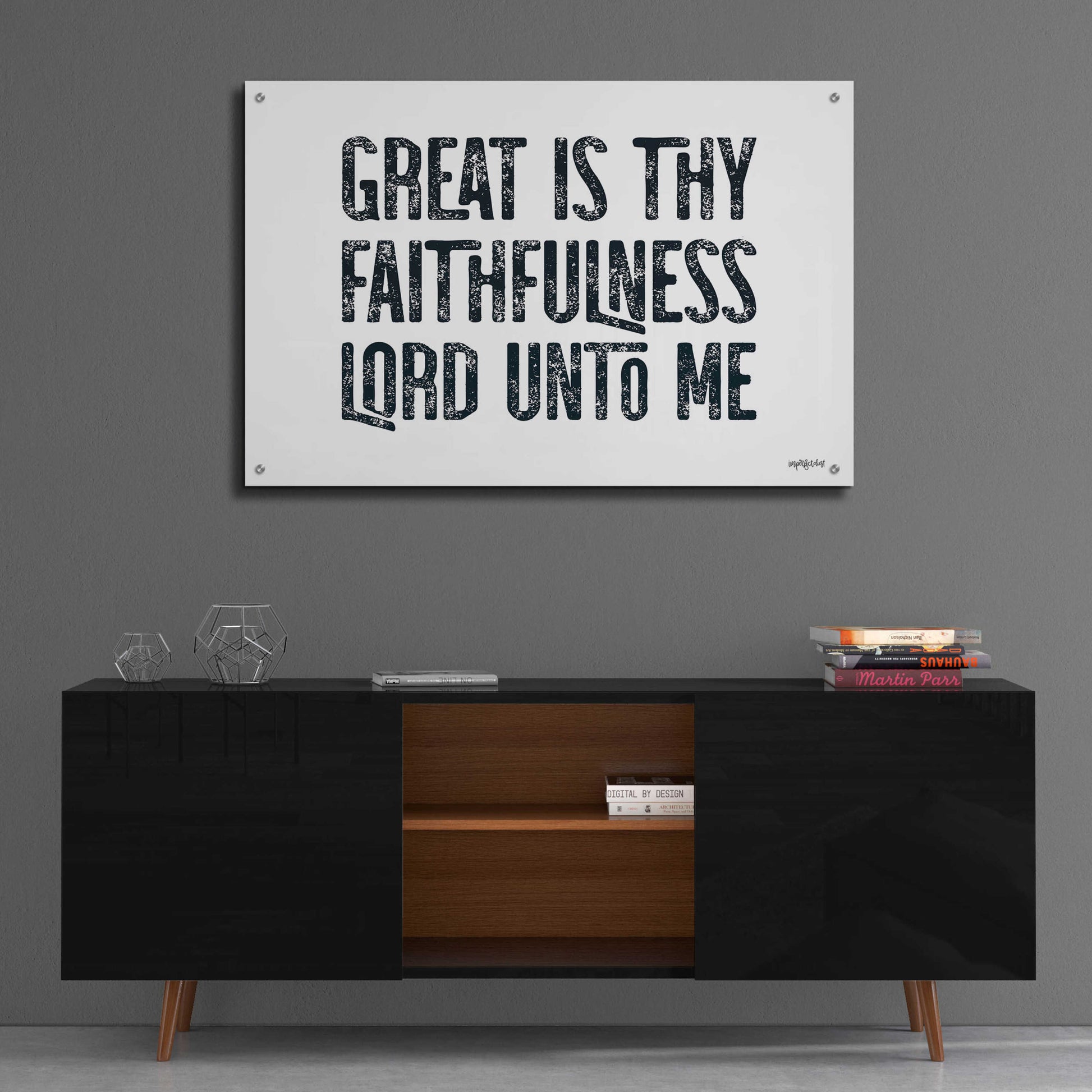 Epic Art 'Great Is Thy Faithfulness II' by Imperfect Dust, Acrylic Glass Wall Art,36x24