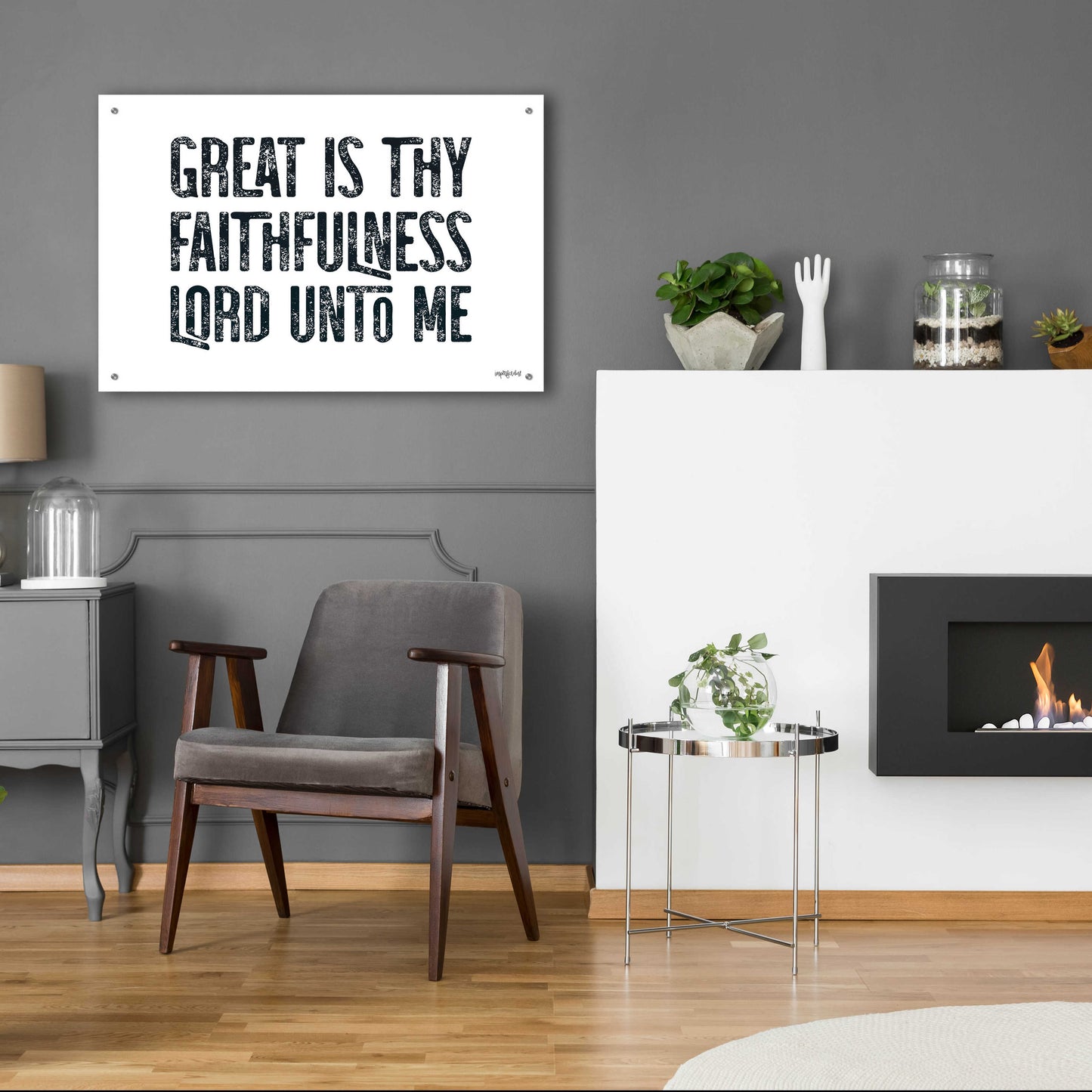 Epic Art 'Great Is Thy Faithfulness II' by Imperfect Dust, Acrylic Glass Wall Art,36x24