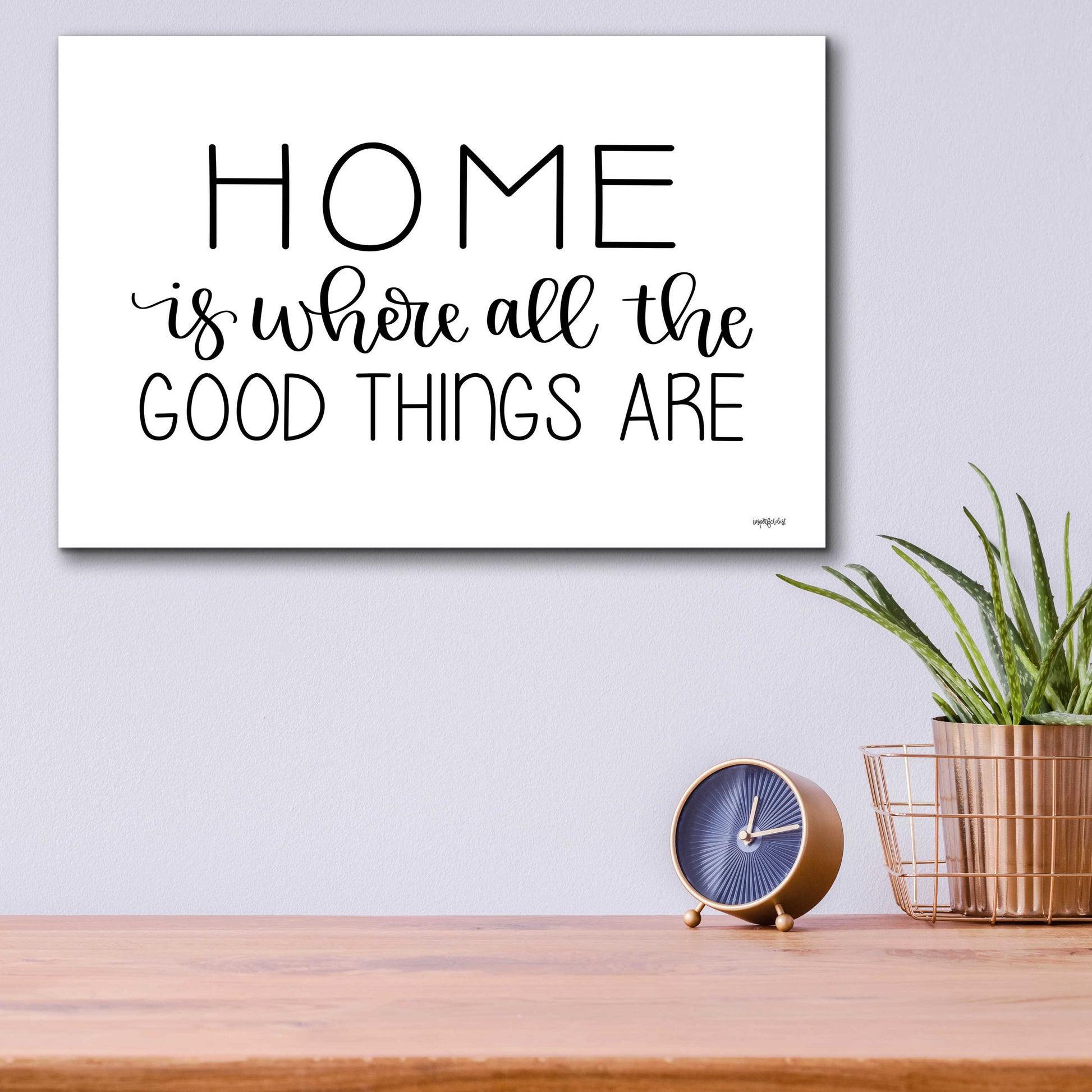 Epic Art 'Where The Good Things Are' by Imperfect Dust, Acrylic Glass Wall Art,16x12