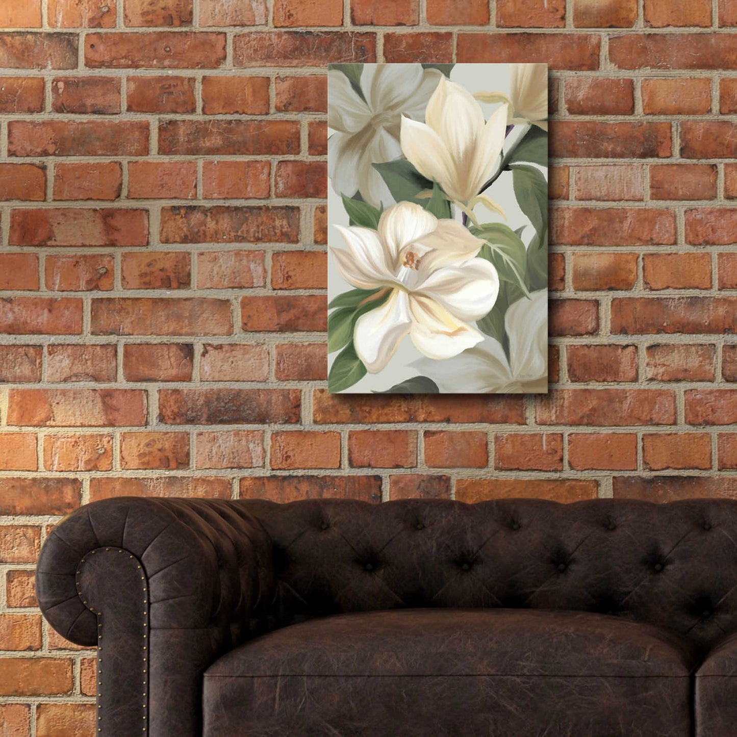 Epic Art 'Magnolia Blossoms I' by House Fenway, Acrylic Glass Wall Art,16x24