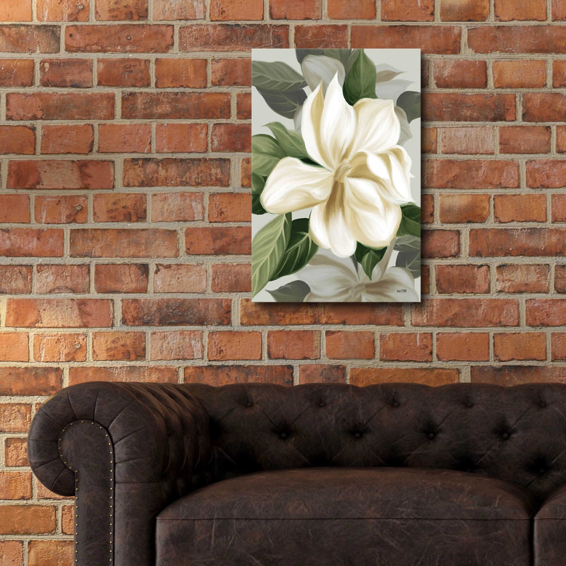 Epic Art 'Magnolia Blossoms II' by House Fenway, Acrylic Glass Wall Art,16x24